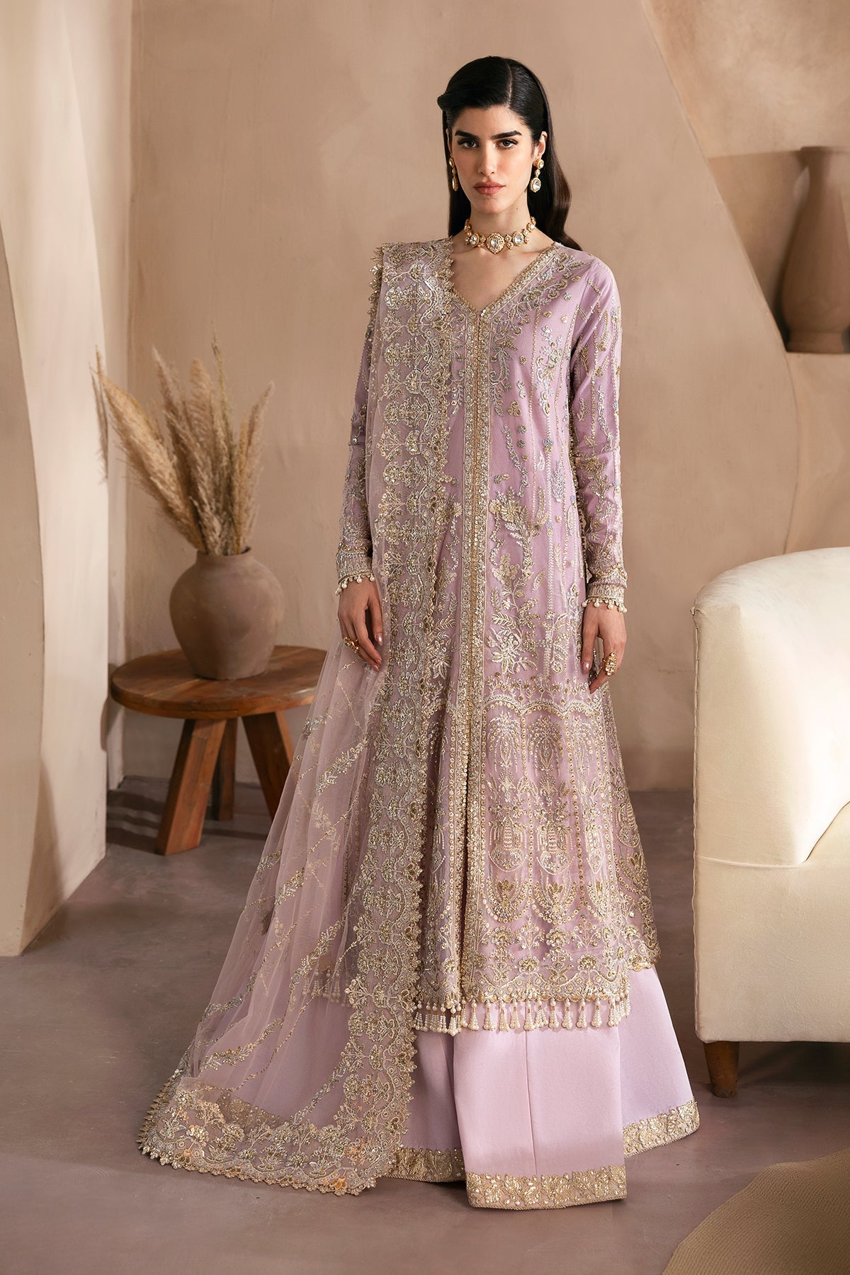 Emaan Adeel | Clay Couture | ROSARIA by Emaan Adeel - Designer Dress - Type: Ladies Clothes - Available at Libayah - 100% Original