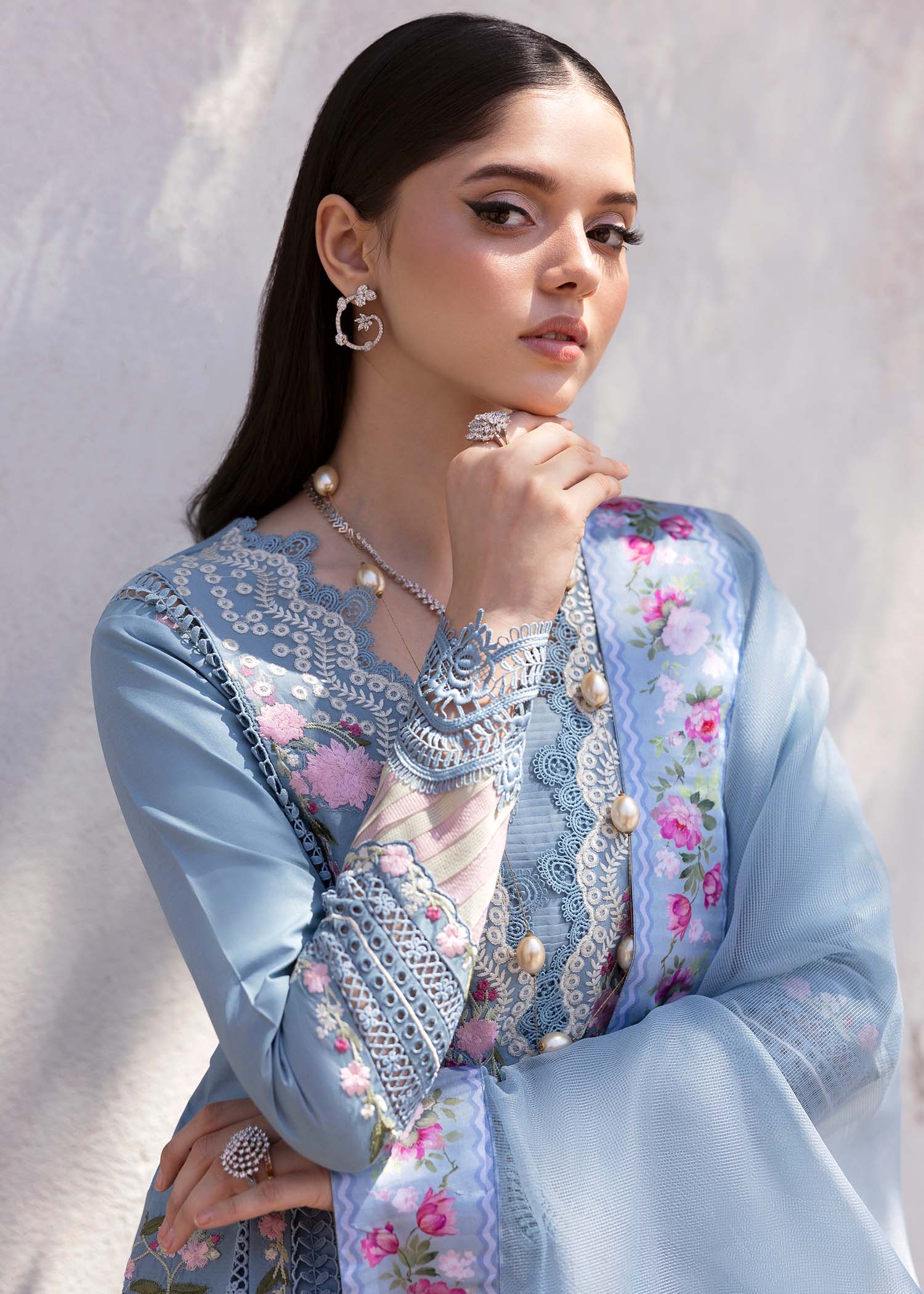 Saira Shakira | Bloom Lawn 25 | ZERENE 1-B by Saira Shakira - Designer Dress - Type: Ladies Clothes - Available at Libayah - 100% Original