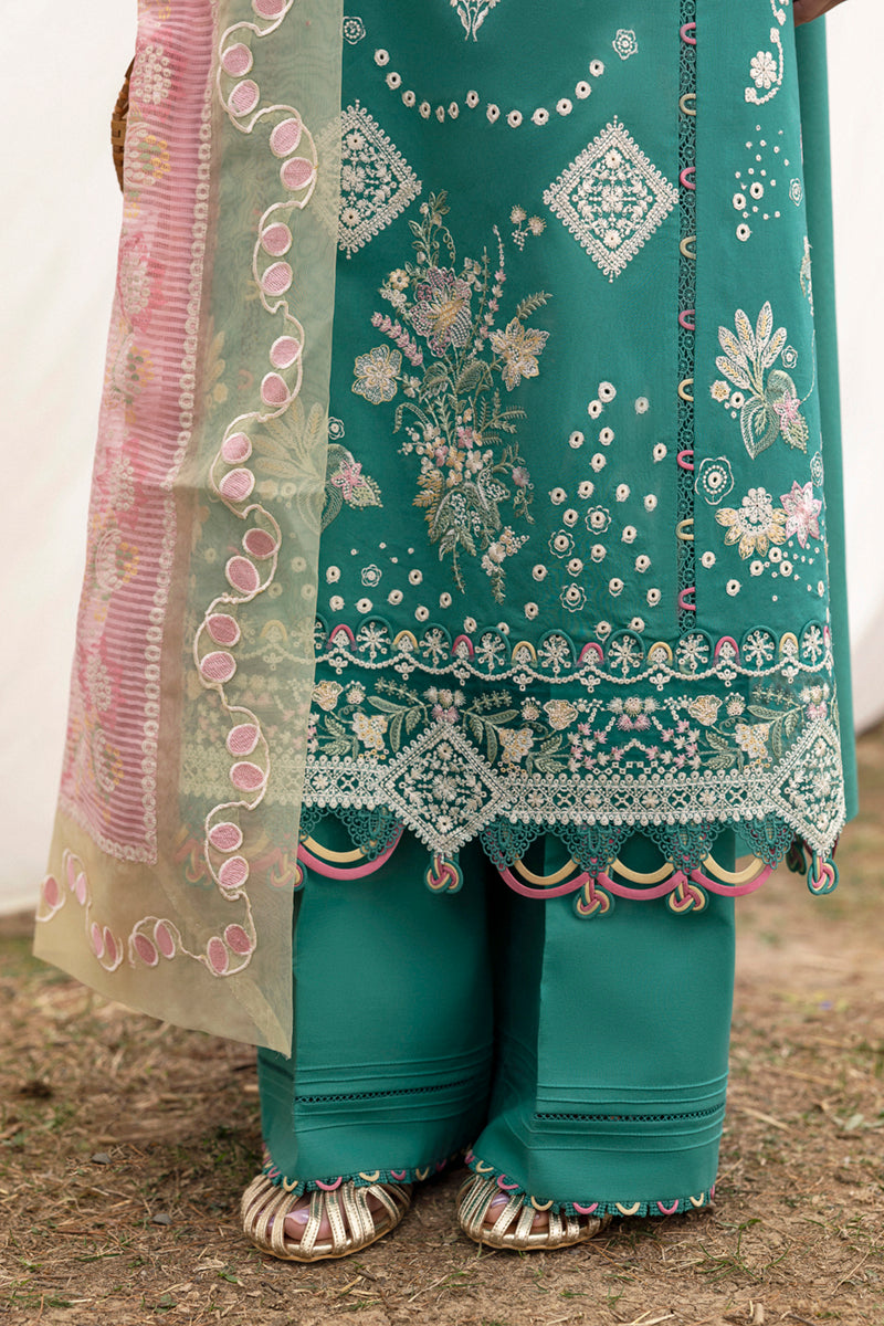 Qalamkar | Qlinekari Lawn | DC-08 Elida by Qalamkar - Designer Dress - Type: Ladies Clothes - Available at Libayah - 100% Original