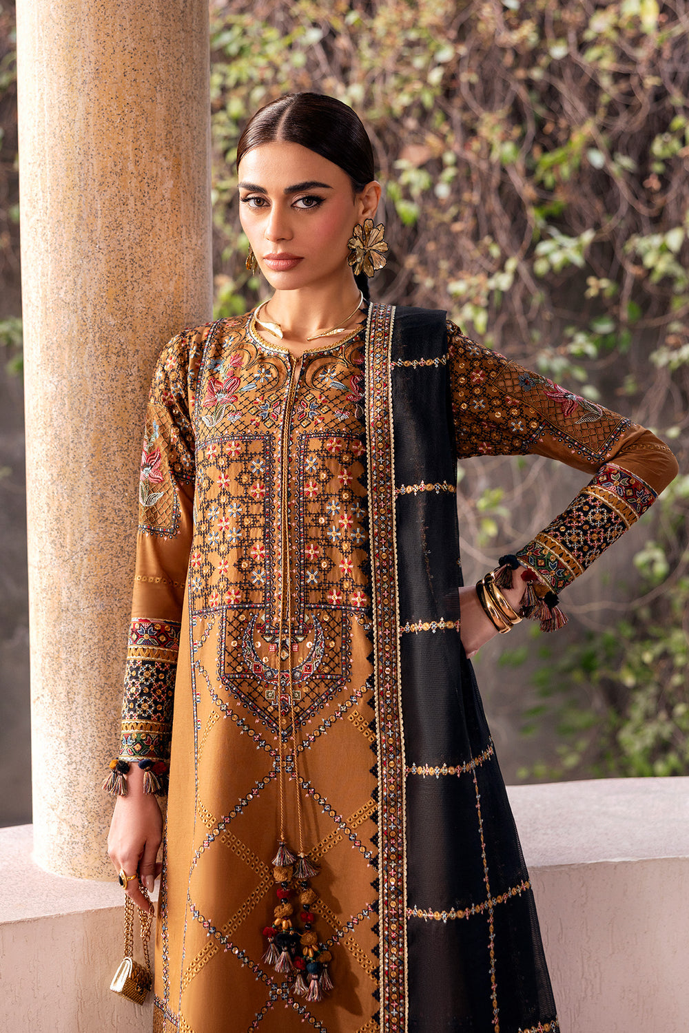 Jazmin | Shahkaar Luxury Eid Lawn SS26 | SL26-D05 - Designer Dress - Type : Ladies Clothes - Available at Libayah - 100% Original