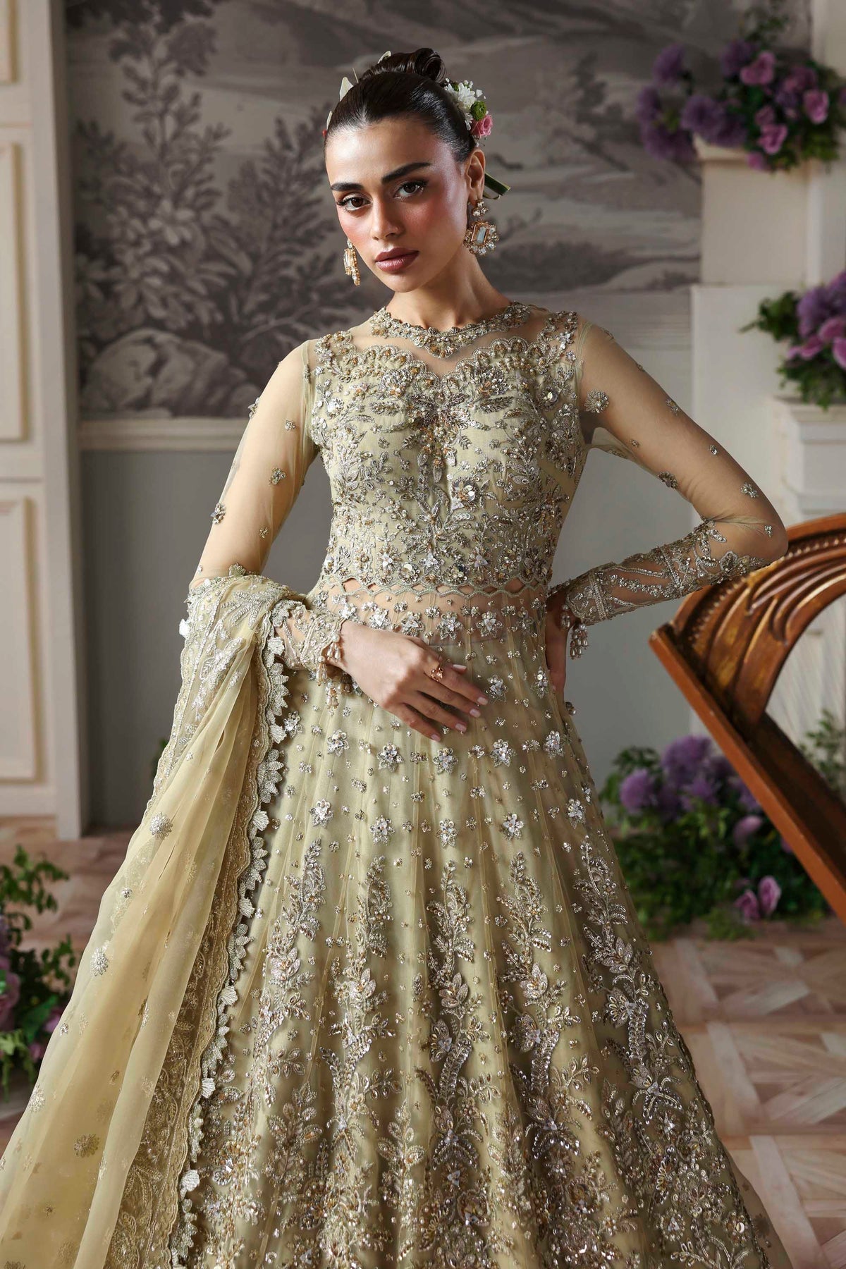 Akbar Aslam | Deewani Wedding Formals | Mintara by Akbar Aslam - Designer Dress  - Type : Ladies Clothes - Available at Libayah - 100% Original 