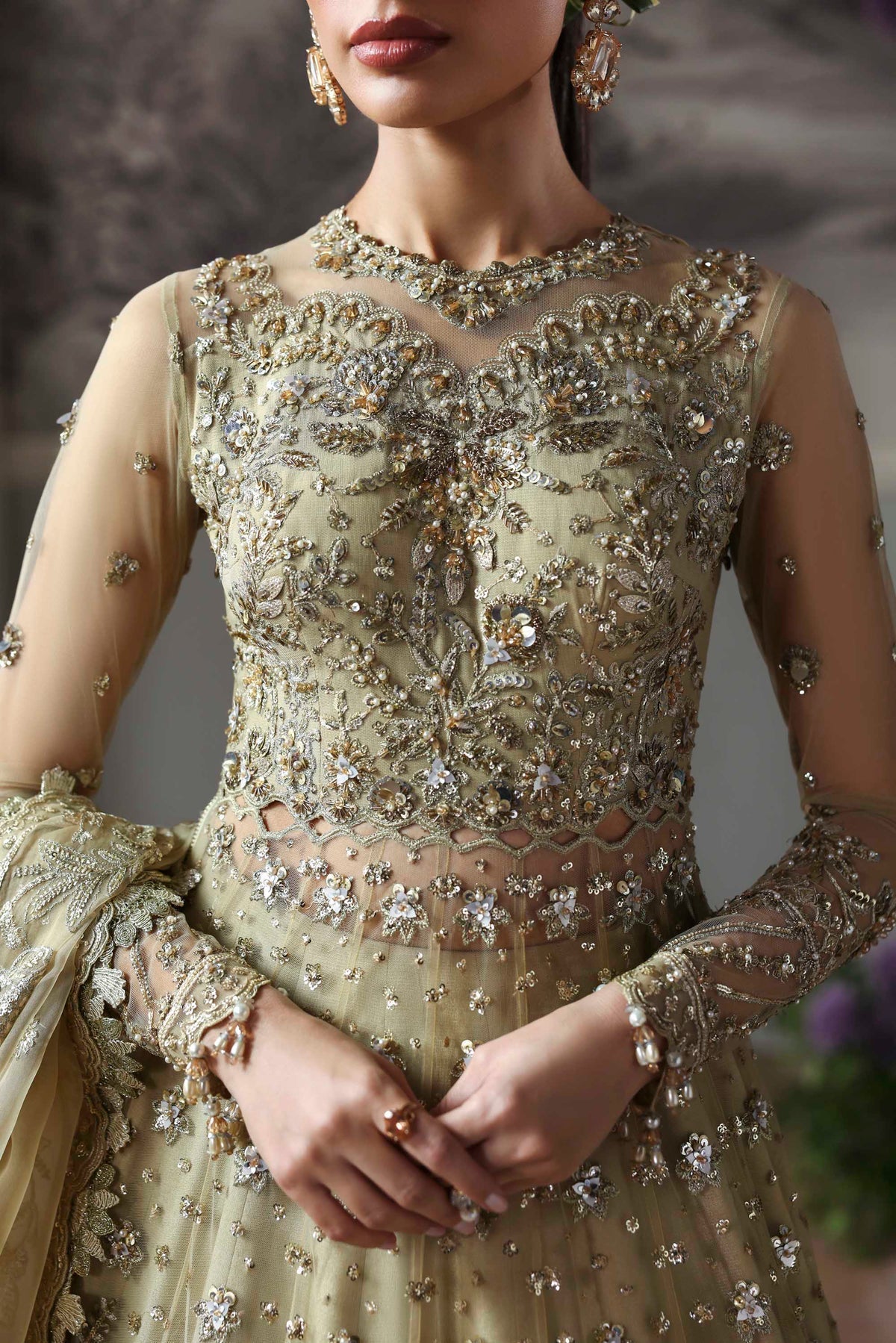 Akbar Aslam | Deewani Wedding Formals | Mintara by Akbar Aslam - Designer Dress  - Type : Ladies Clothes - Available at Libayah - 100% Original 