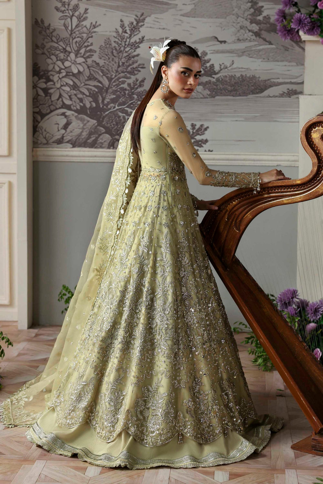 Akbar Aslam | Deewani Wedding Formals | Mintara by Akbar Aslam - Designer Dress  - Type : Ladies Clothes - Available at Libayah - 100% Original 