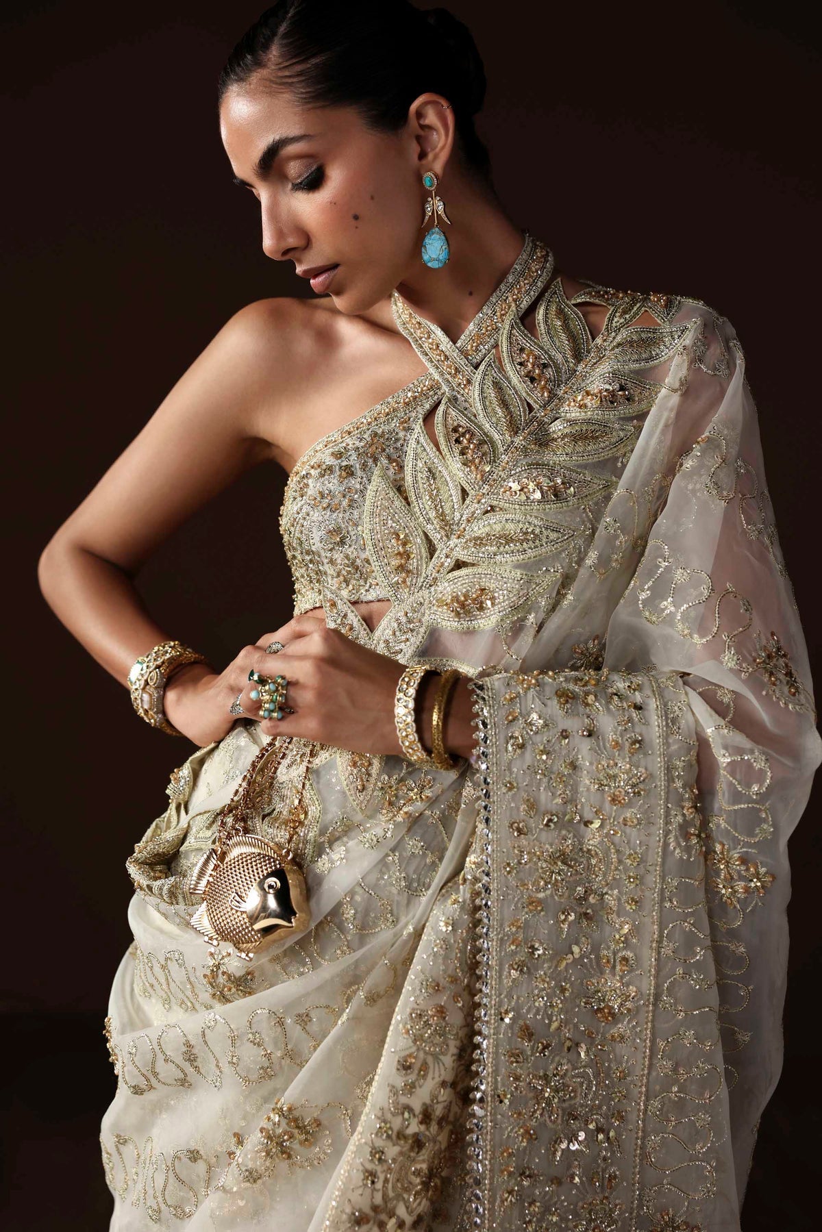 Akbar Aslam | Luxury Formals | Luna - Designer Dress - Type : Ladies Clothes - Available at Libayah - 100% Original