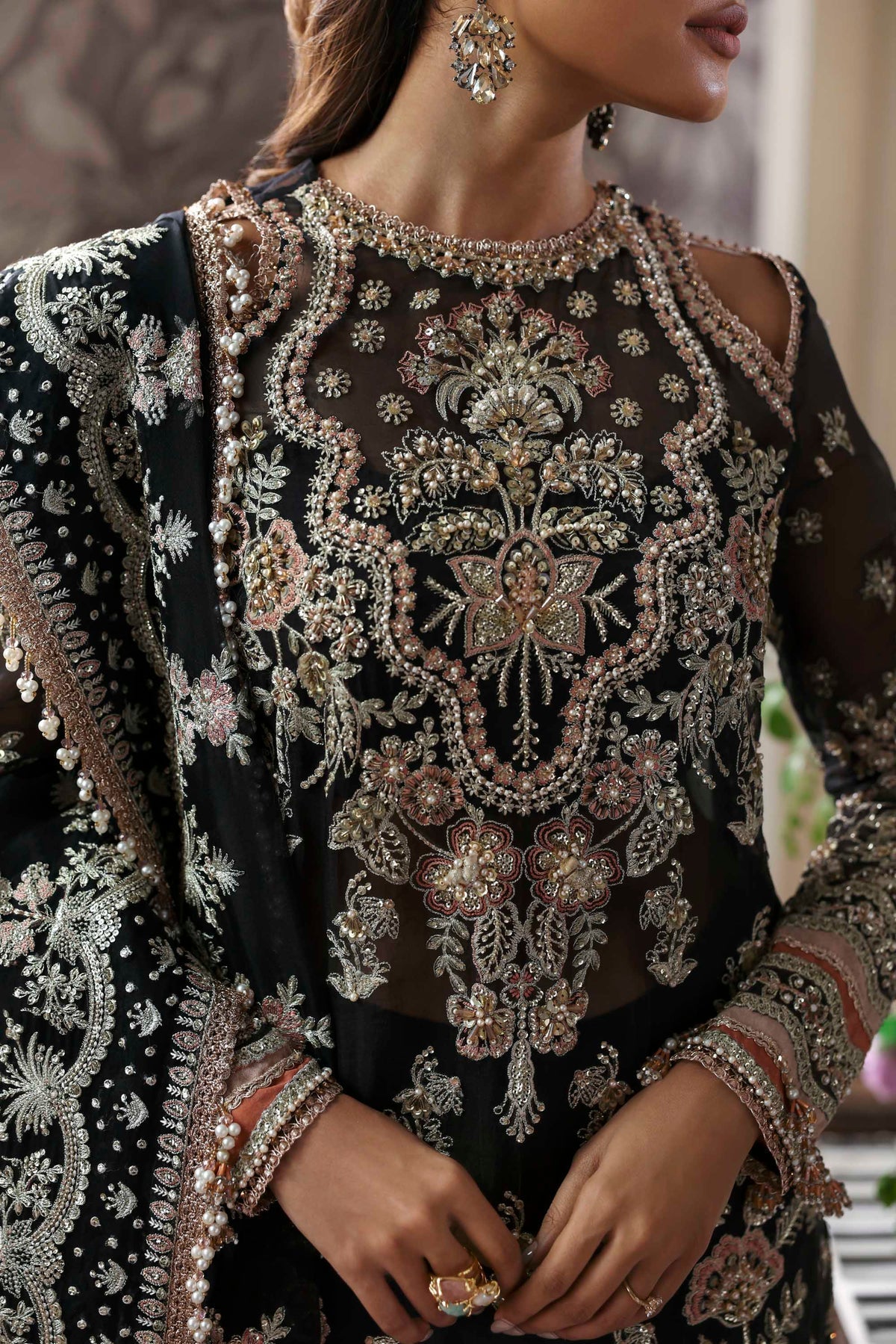 Akbar Aslam | Deewani Wedding Formals | Nocturne by Akbar Aslam - Designer Dress  - Type : Ladies Clothes - Available at Libayah - 100% Original 