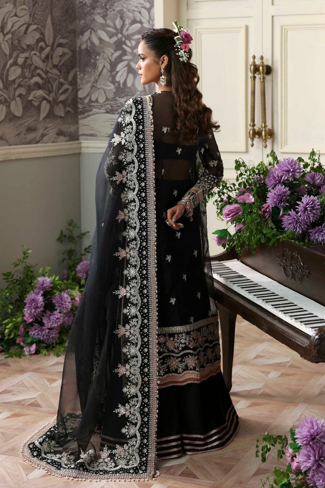 Akbar Aslam | Deewani Wedding Formals | Nocturne by Akbar Aslam - Designer Dress  - Type : Ladies Clothes - Available at Libayah - 100% Original 
