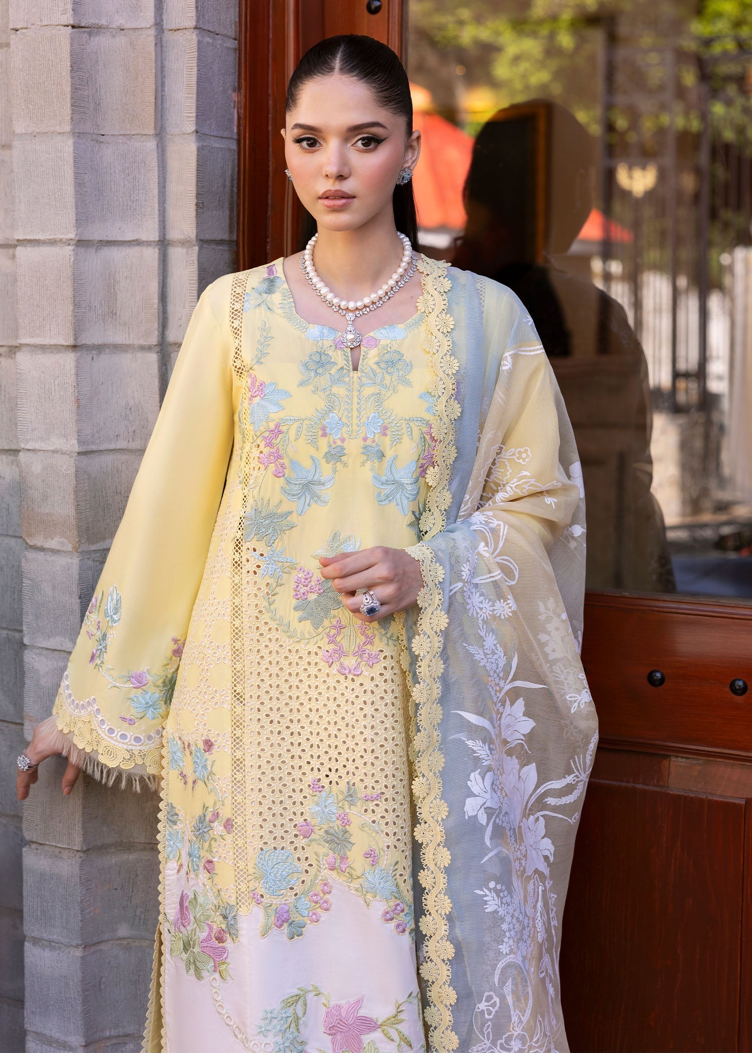 Saira Shakira | Bloom Lawn 25 | LOTUS REVERIE 4-A by Saira Shakira - Designer Dress - Type: Ladies Clothes - Available at Libayah - 100% Original