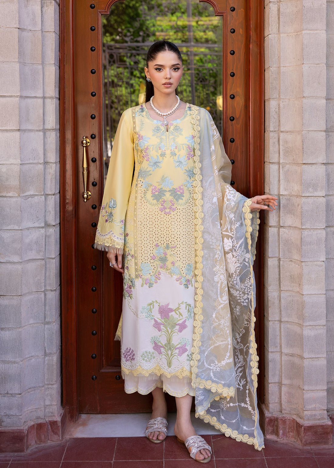 Saira Shakira | Bloom Lawn 25 | LOTUS REVERIE 4-A by Saira Shakira - Designer Dress - Type: Ladies Clothes - Available at Libayah - 100% Original