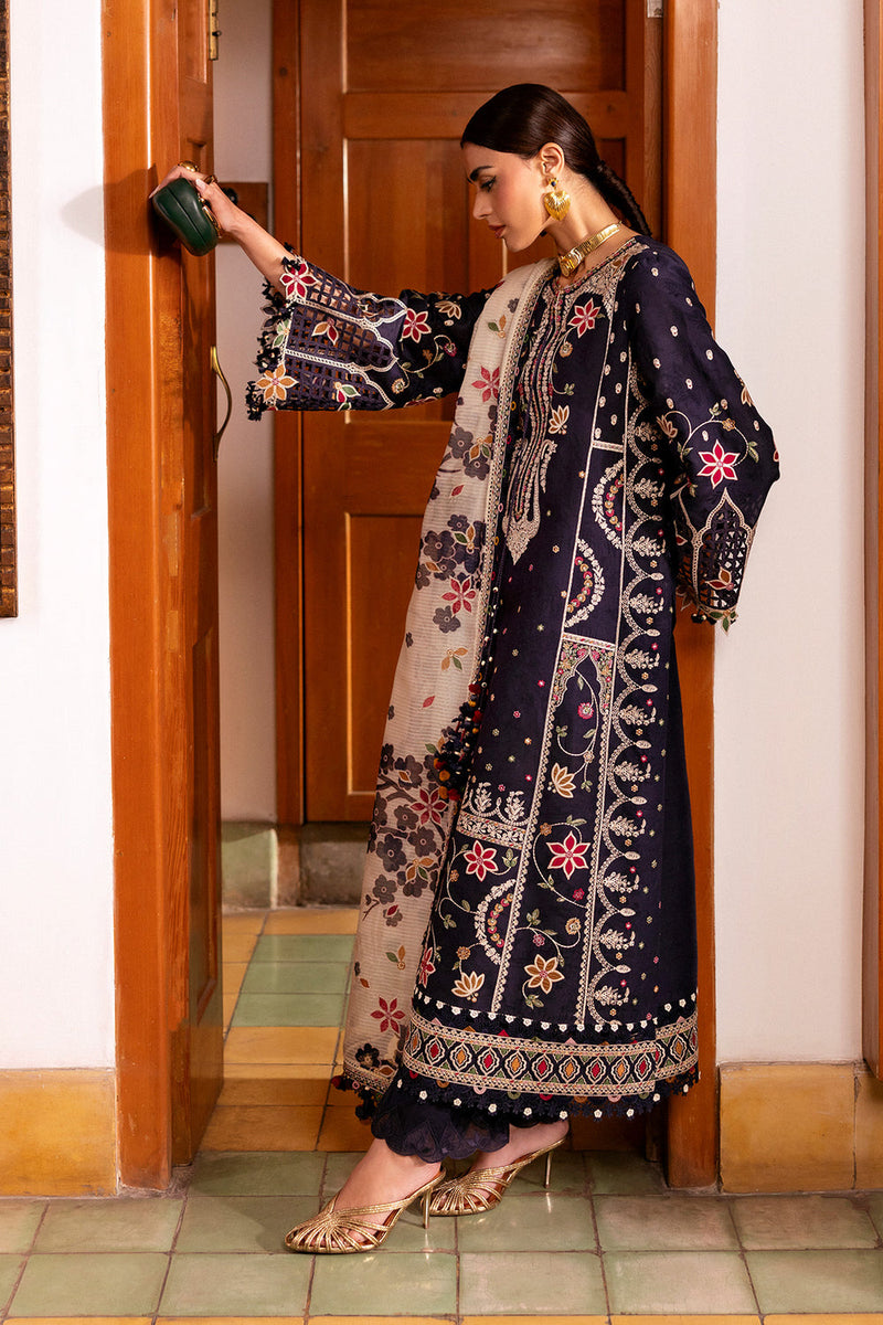 Jazmin | Shahkaar Luxury Eid Lawn SS26 | SL26-D07 - Designer Dress - Type : Ladies Clothes - Available at Libayah - 100% Original