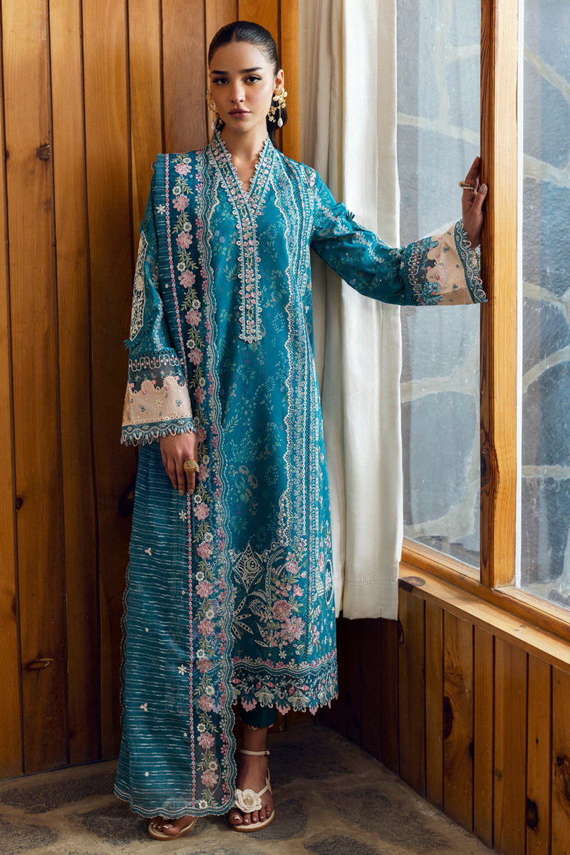 Qalamkar | Qlinekari Lawn | DC-10 Fina by Qalamkar - Designer Dress - Type: Ladies Clothes - Available at Libayah - 100% Original