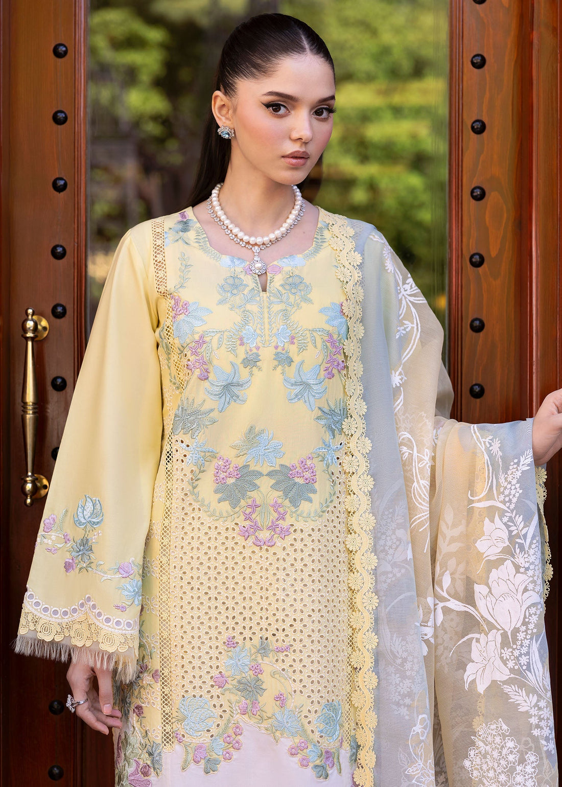 Saira Shakira | Bloom Lawn 25 | LOTUS REVERIE 4-A by Saira Shakira - Designer Dress - Type: Ladies Clothes - Available at Libayah - 100% Original
