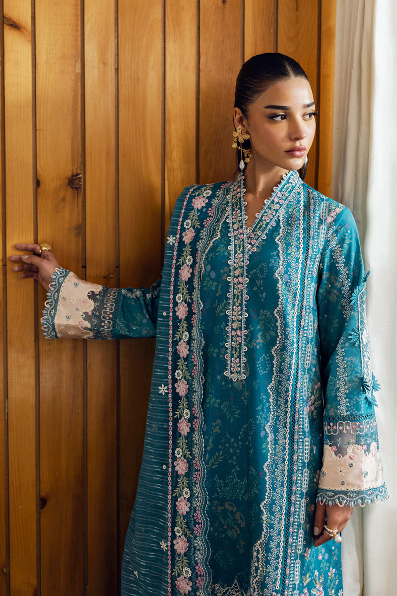 Qalamkar | Qlinekari Lawn | DC-10 Fina by Qalamkar - Designer Dress - Type: Ladies Clothes - Available at Libayah - 100% Original