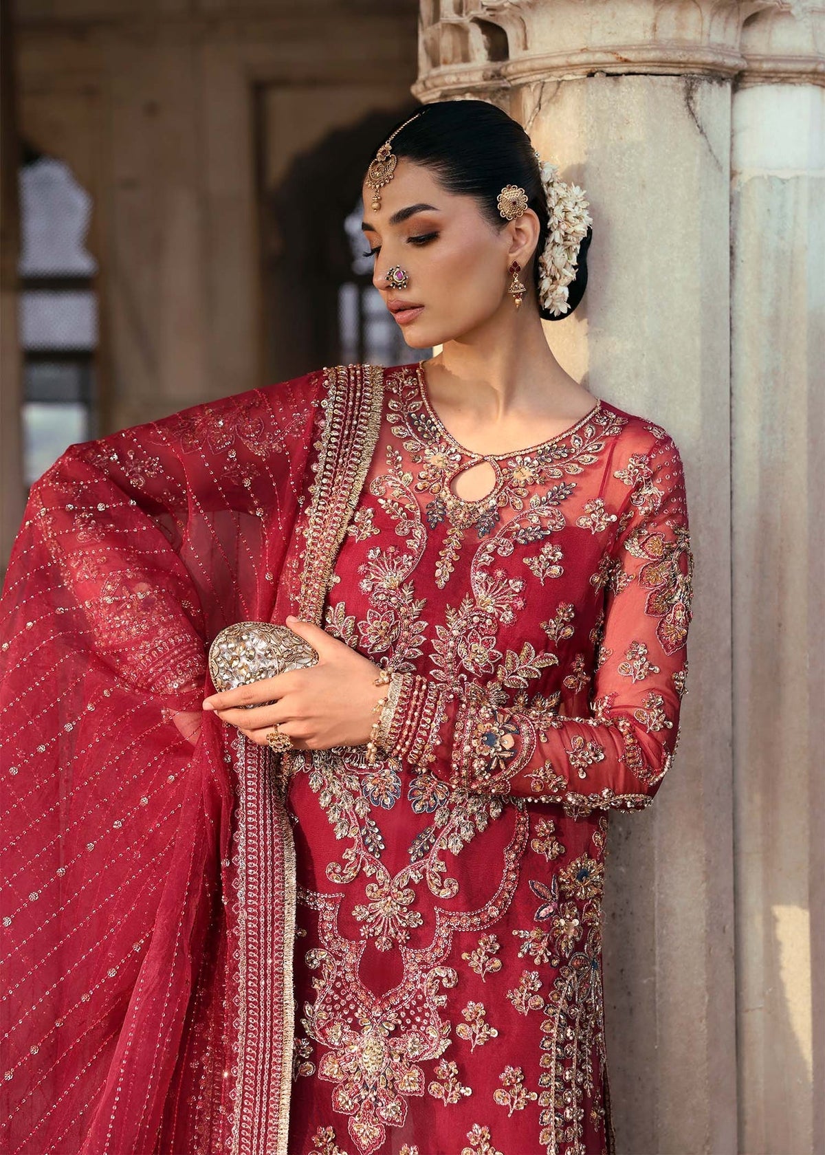 Akbar Aslam | Rajkumari Bridals | Gulrukh by Akbar Aslam - Designer Dress - Type: Ladies Clothes - Available at Libayah - 100% Original