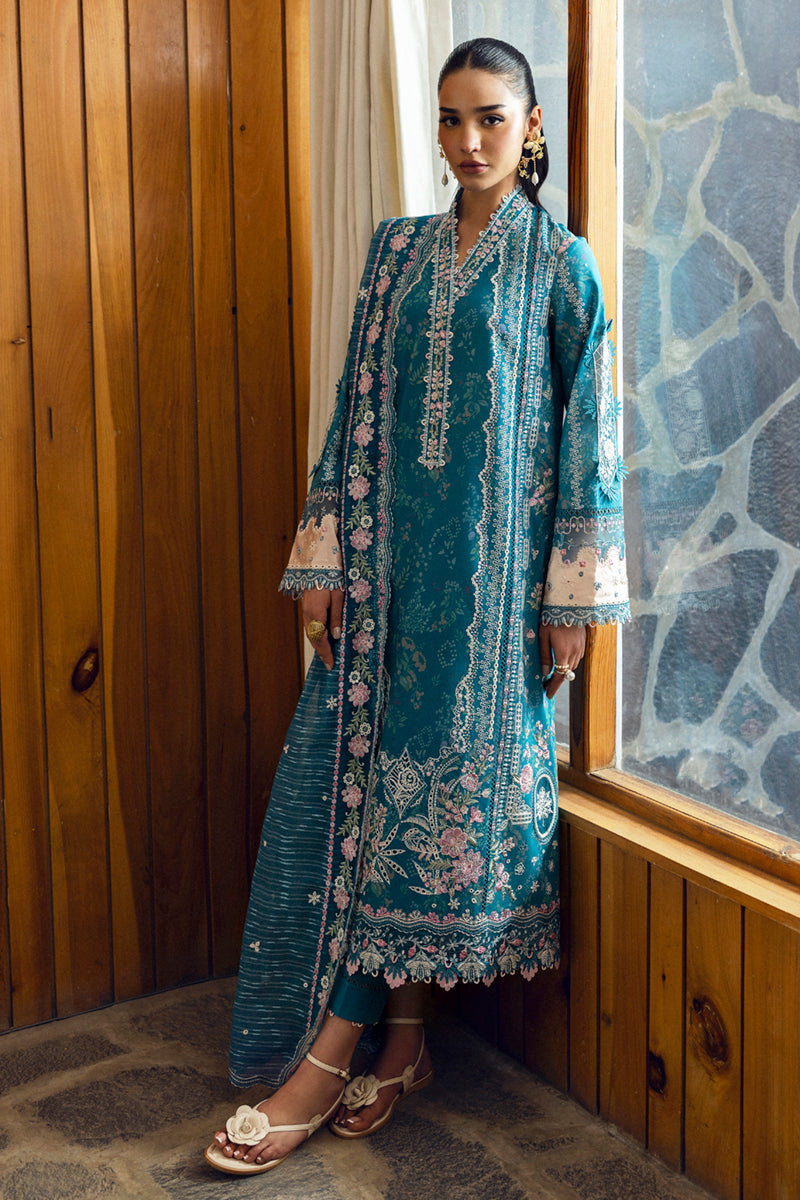 Qalamkar | Qlinekari Lawn | DC-10 Fina by Qalamkar - Designer Dress - Type: Ladies Clothes - Available at Libayah - 100% Original