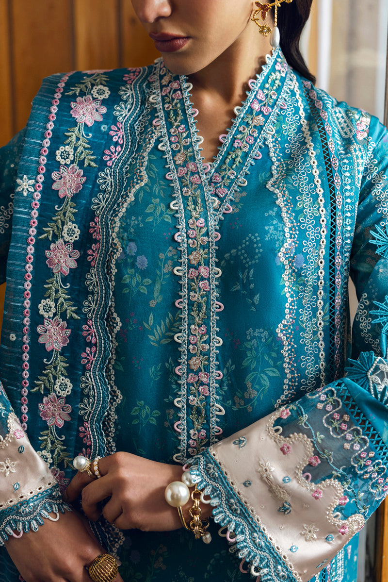 Qalamkar | Qlinekari Lawn | DC-10 Fina by Qalamkar - Designer Dress - Type: Ladies Clothes - Available at Libayah - 100% Original