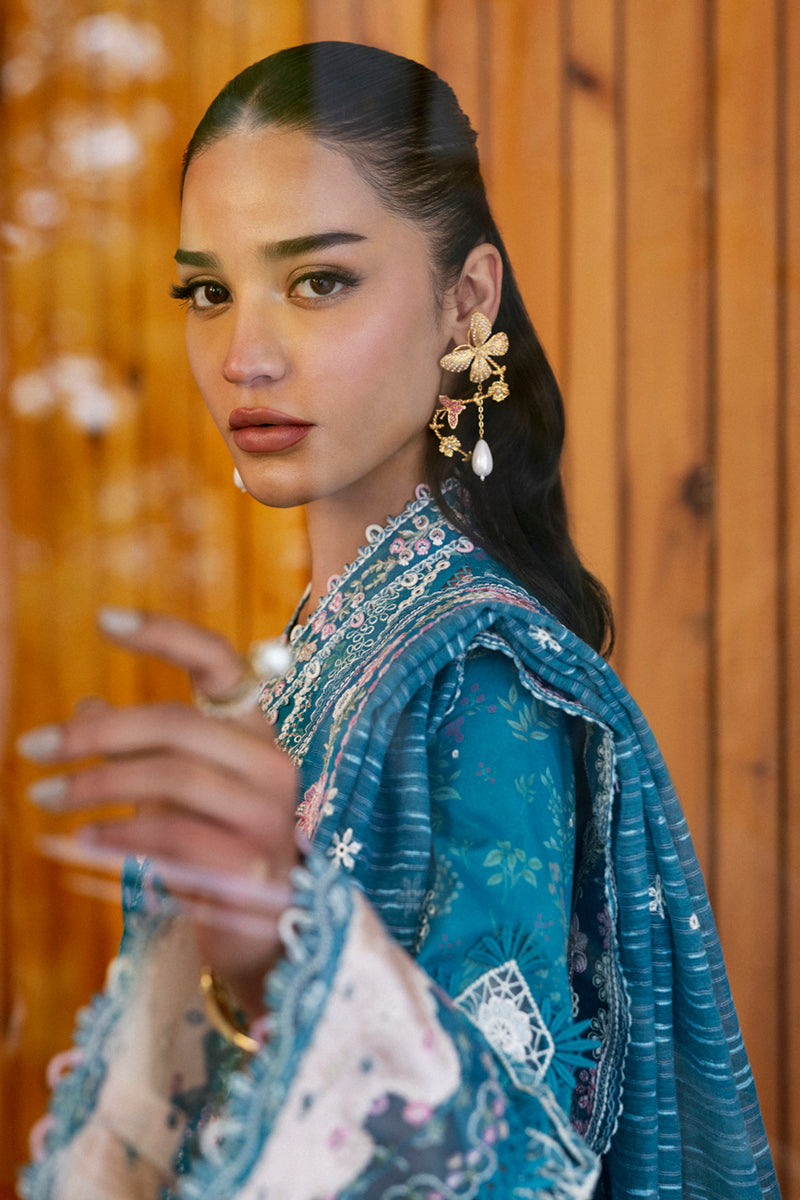 Qalamkar | Qlinekari Lawn | DC-10 Fina by Qalamkar - Designer Dress - Type: Ladies Clothes - Available at Libayah - 100% Original