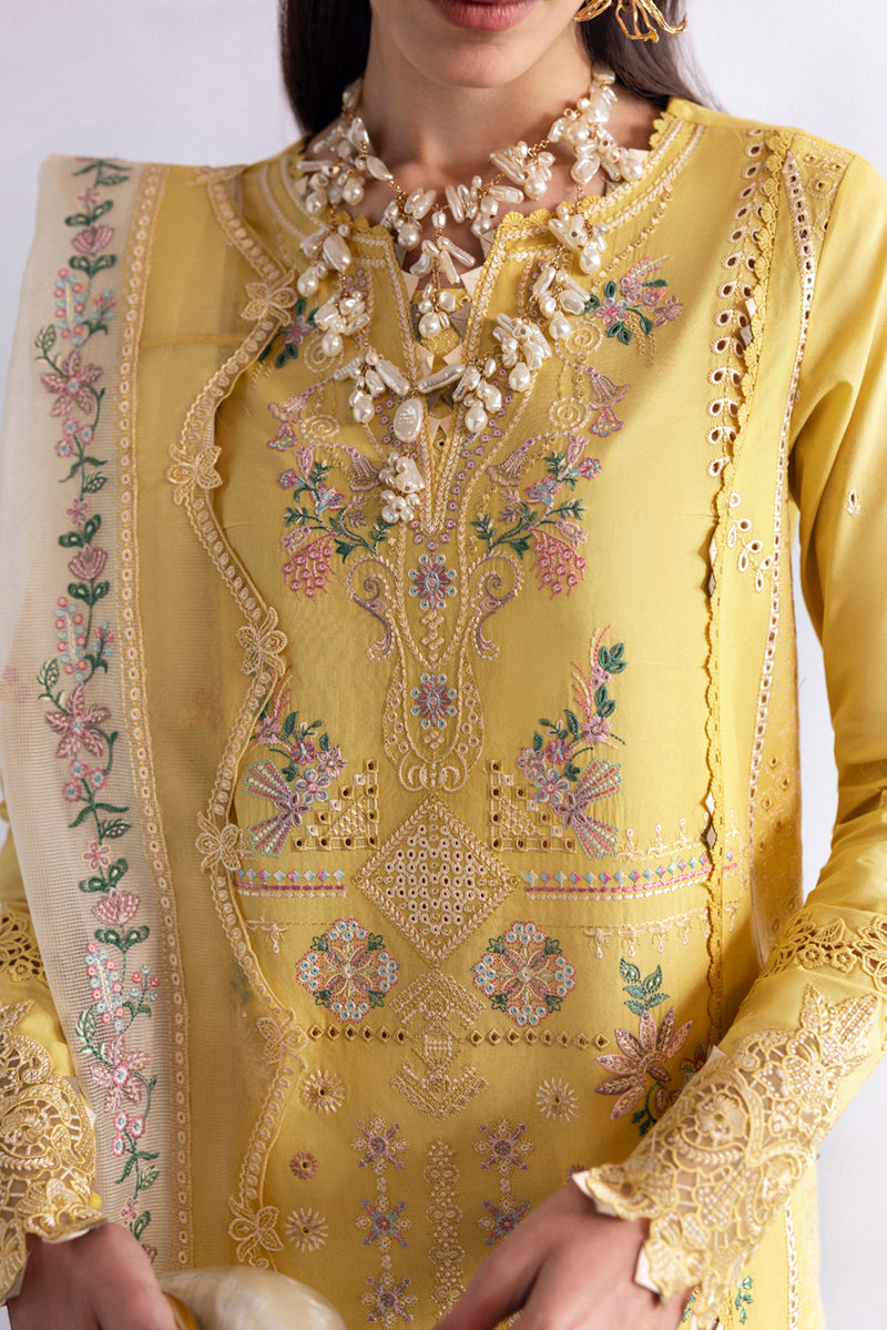 Qalamkar | Qlinekari Lawn | DC-09 Enya by Qalamkar - Designer Dress - Type: Ladies Clothes - Available at Libayah - 100% Original