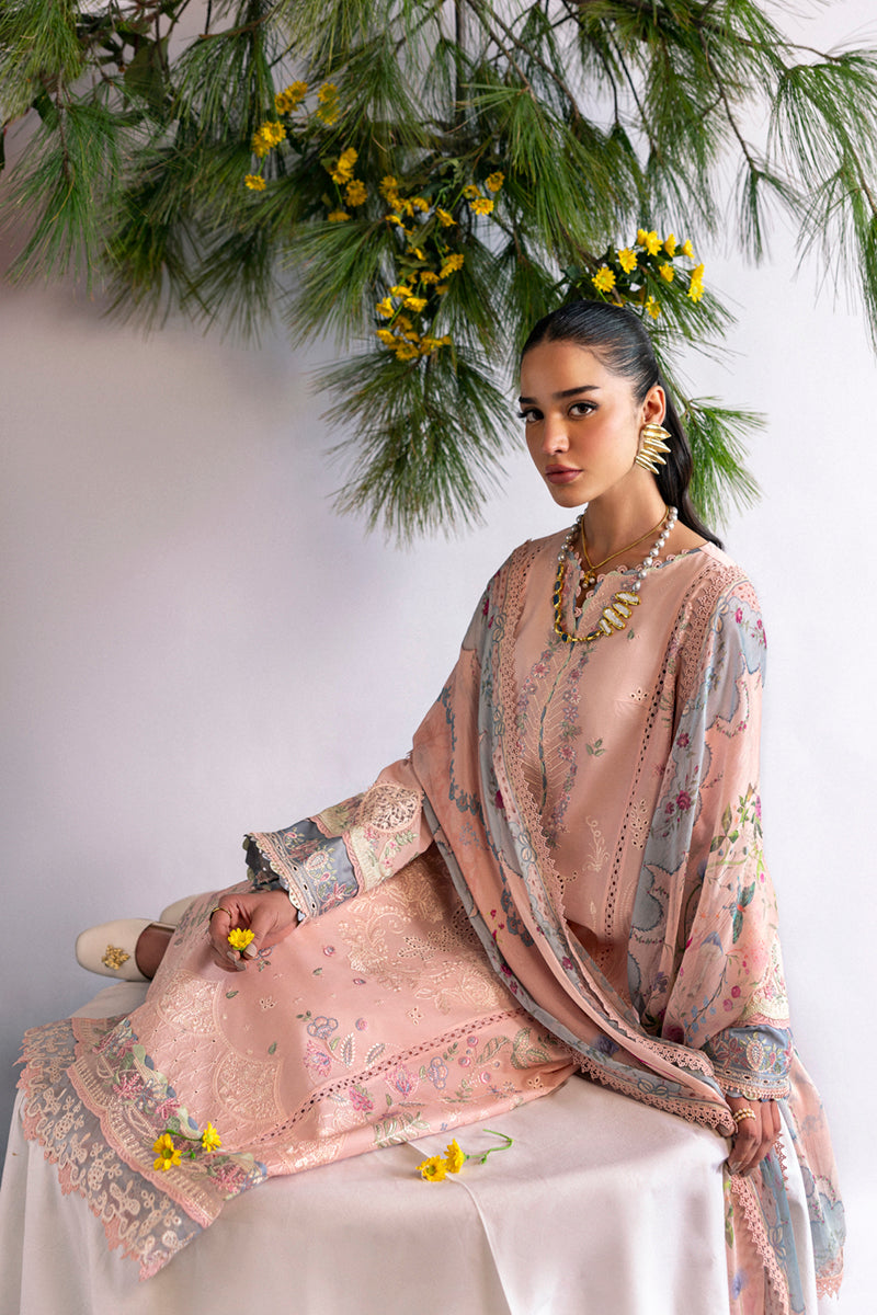 Qalamkar | Qlinekari Lawn | DC-11 Hedi by Qalamkar - Designer Dress - Type: Ladies Clothes - Available at Libayah - 100% Original