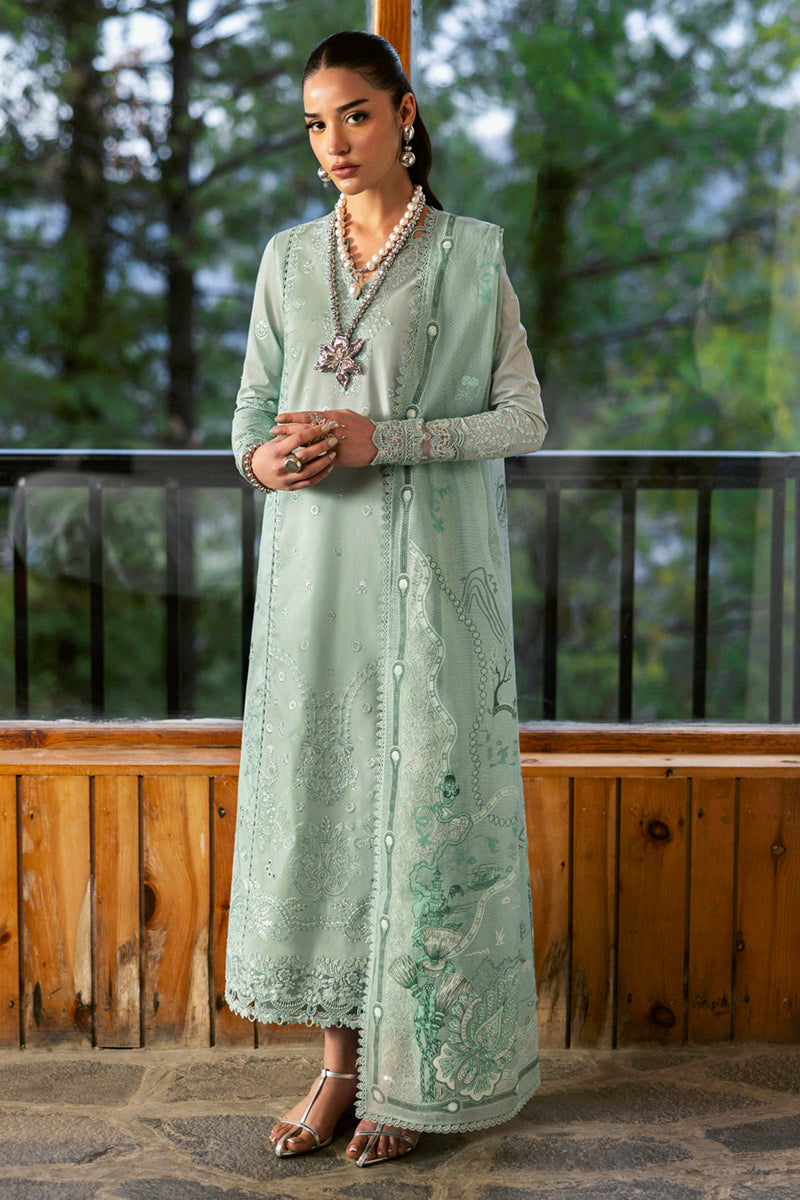 Qalamkar | Qlinekari Lawn | DC-15 Elira by Qalamkar - Designer Dress - Type: Ladies Clothes - Available at Libayah - 100% Original