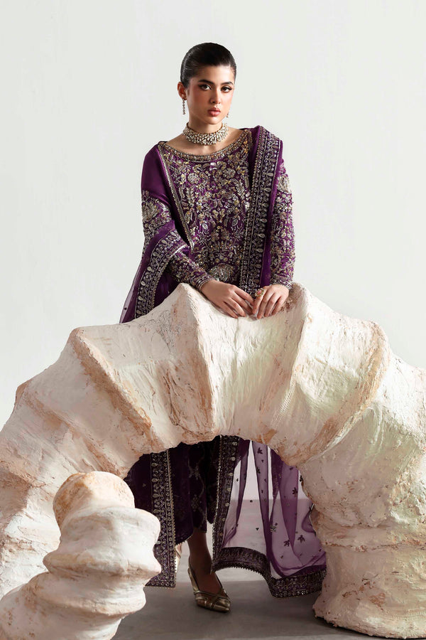 Akbar Aslam | Luxury Formals 25 | Lapis by Akbar Aslam - Designer Dress  - Type : Ladies Clothes - Available at Libayah - 100% Original 