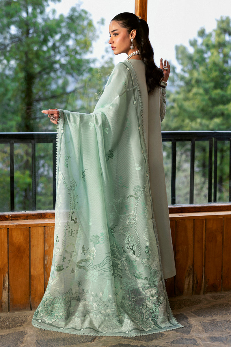 Qalamkar | Qlinekari Lawn | DC-15 Elira by Qalamkar - Designer Dress - Type: Ladies Clothes - Available at Libayah - 100% Original