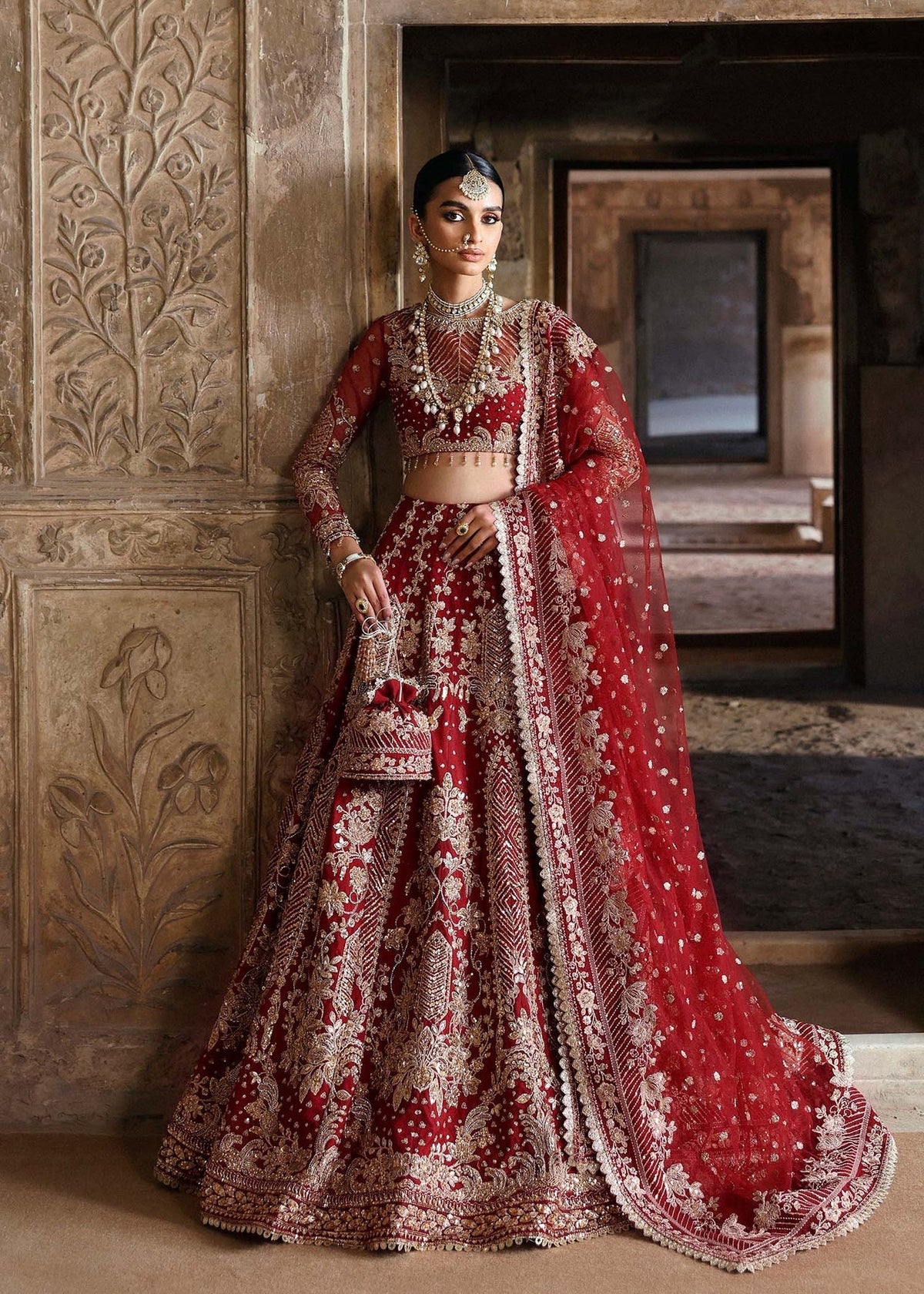 Akbar Aslam | Rajkumari Bridals | Rajbano by Akbar Aslam - Designer Dress - Type: Ladies Clothes - Available at Libayah - 100% Original