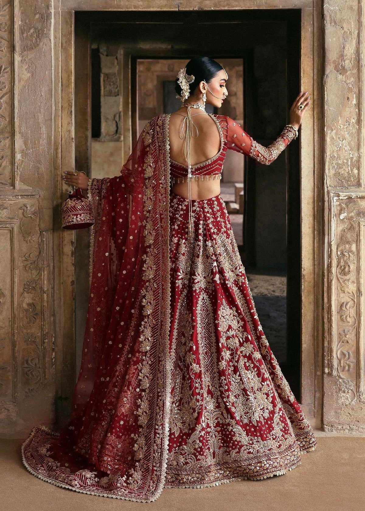 Akbar Aslam | Rajkumari Bridals | Rajbano by Akbar Aslam - Designer Dress - Type: Ladies Clothes - Available at Libayah - 100% Original