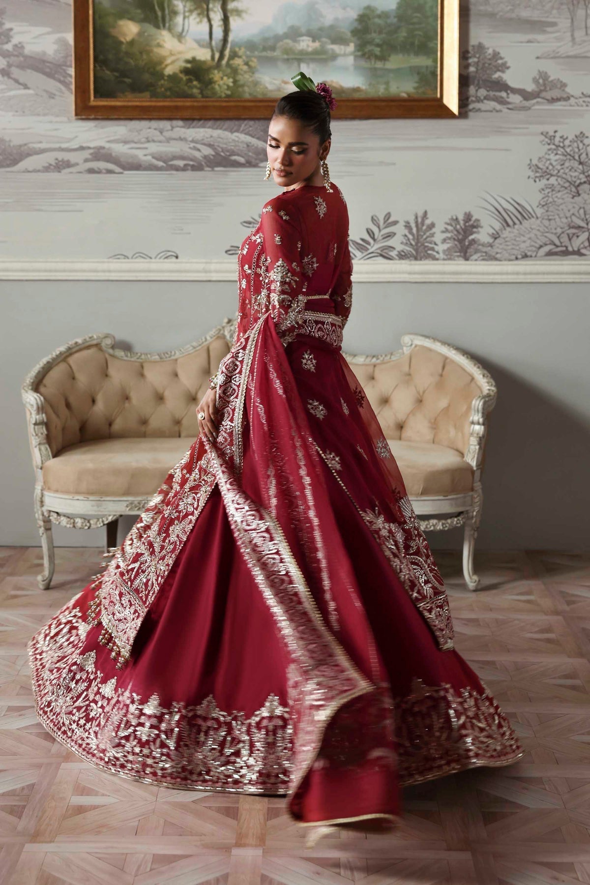 Akbar Aslam | Deewani Wedding Formals | Majeste by Akbar Aslam - Designer Dress  - Type : Ladies Clothes - Available at Libayah - 100% Original 