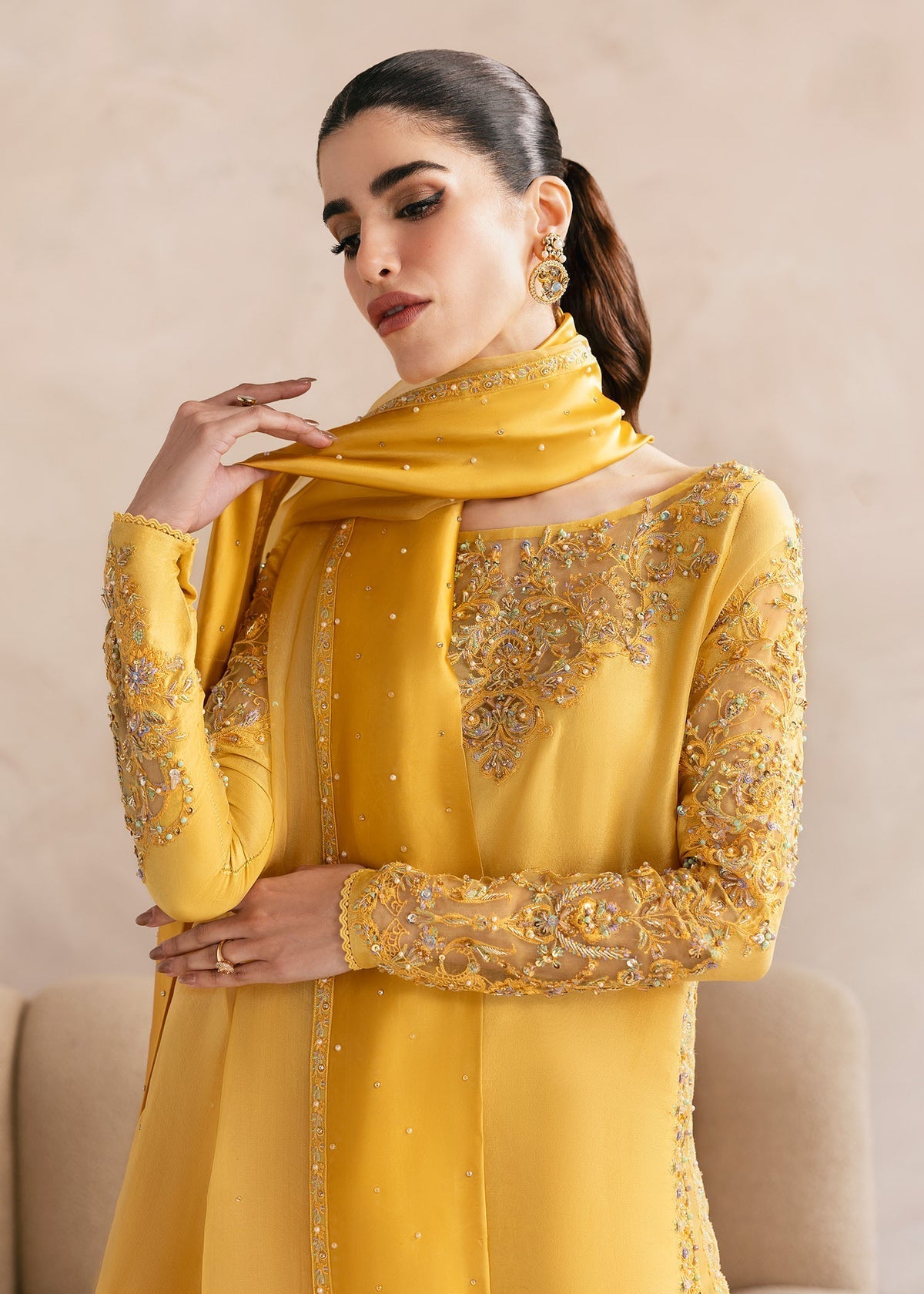 Kanwal Malik | Miray Luxury Pret |Saesha by Kanwal Malik - Designer Dress - Type: Ladies Clothes - Available at Libayah - 100% Original