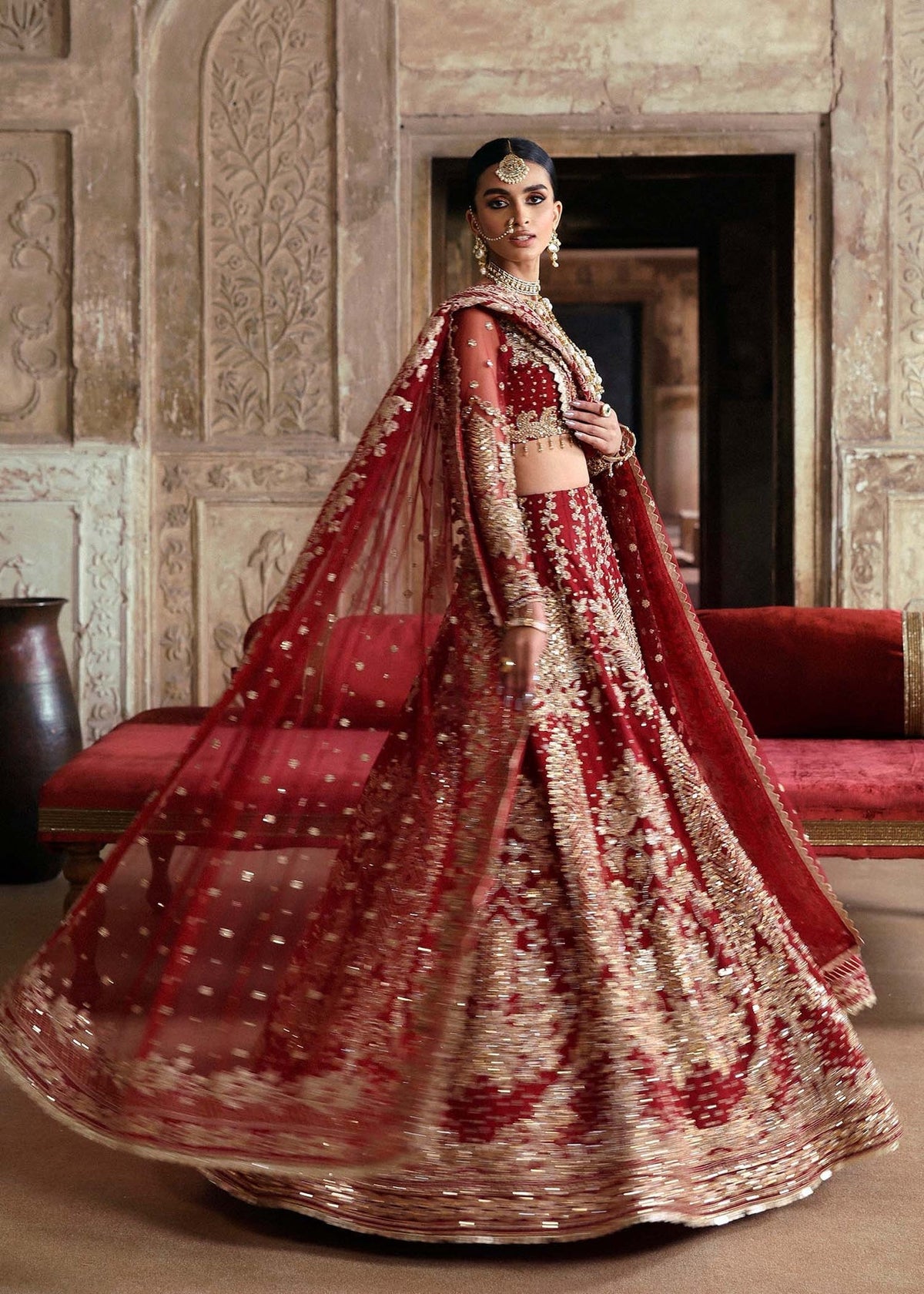 Akbar Aslam | Rajkumari Bridals | Rajbano by Akbar Aslam - Designer Dress - Type: Ladies Clothes - Available at Libayah - 100% Original