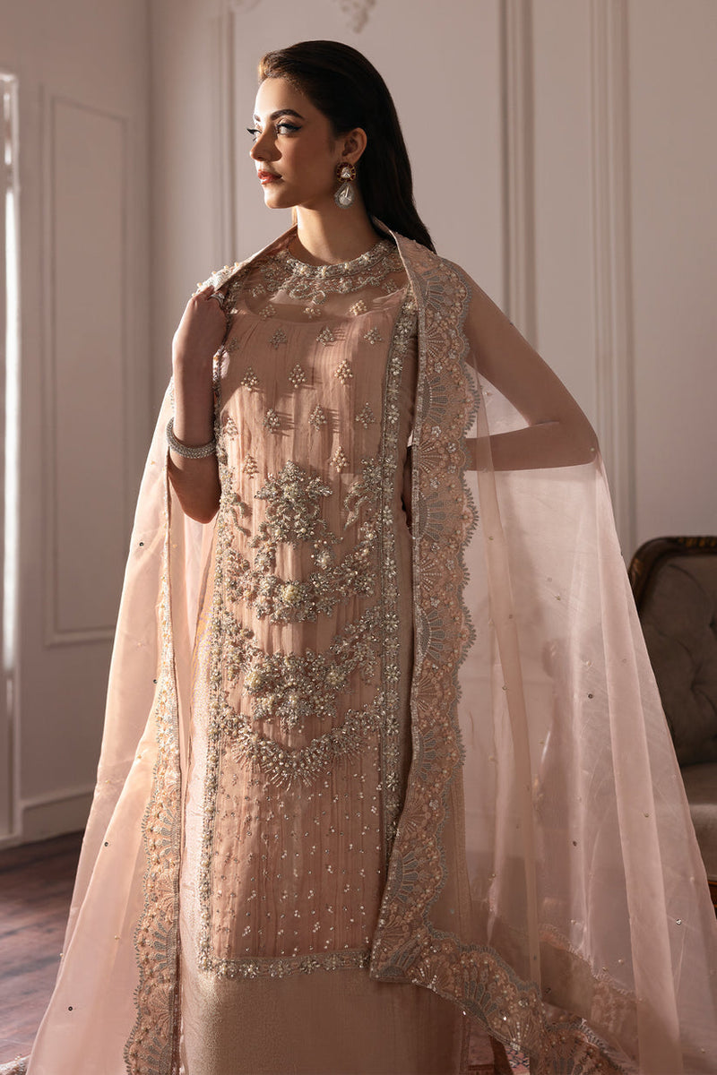Raja Salahuddin | Love After Love Eid Edit 25 | Bitter Peach by Raja Salahuddin - Designer Dress  - Type : Ladies Clothes - Available at Libayah - 100% Original 