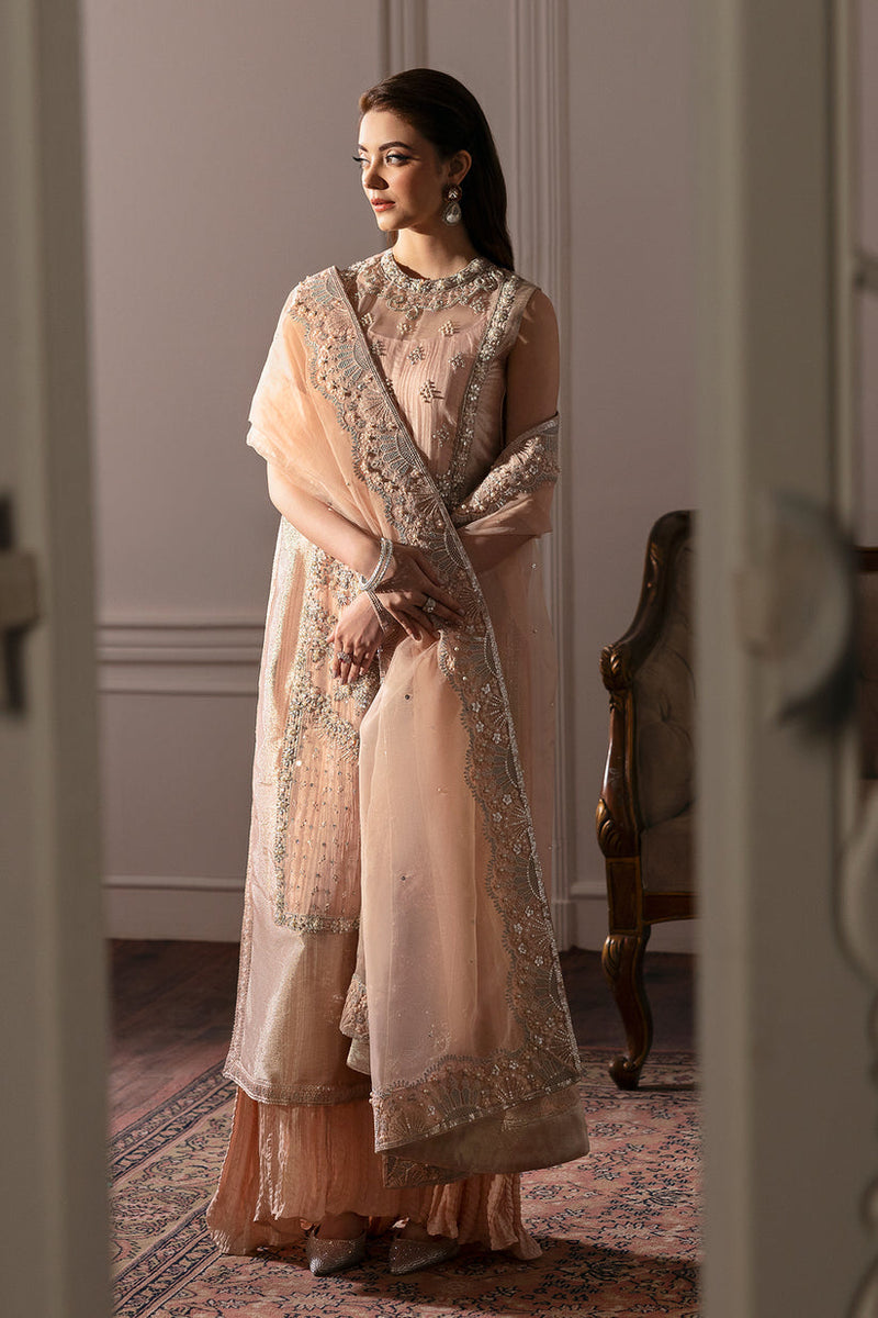 Raja Salahuddin | Love After Love Eid Edit 25 | Bitter Peach by Raja Salahuddin - Designer Dress  - Type : Ladies Clothes - Available at Libayah - 100% Original 