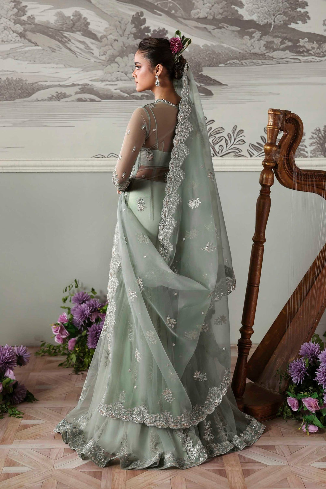 Akbar Aslam | Deewani Wedding Formals | Silvenza by Akbar Aslam - Designer Dress  - Type : Ladies Clothes - Available at Libayah - 100% Original 