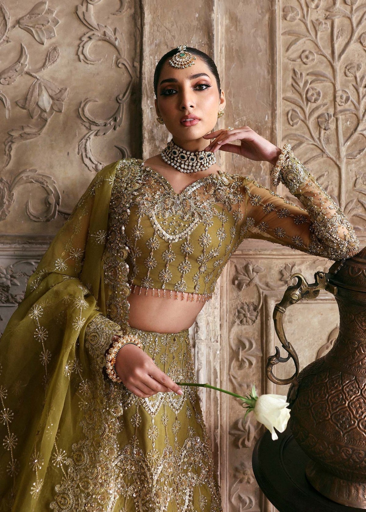 Akbar Aslam | Rajkumari Bridals | Zarnigar by Akbar Aslam - Designer Dress - Type: Ladies Clothes - Available at Libayah - 100% Original