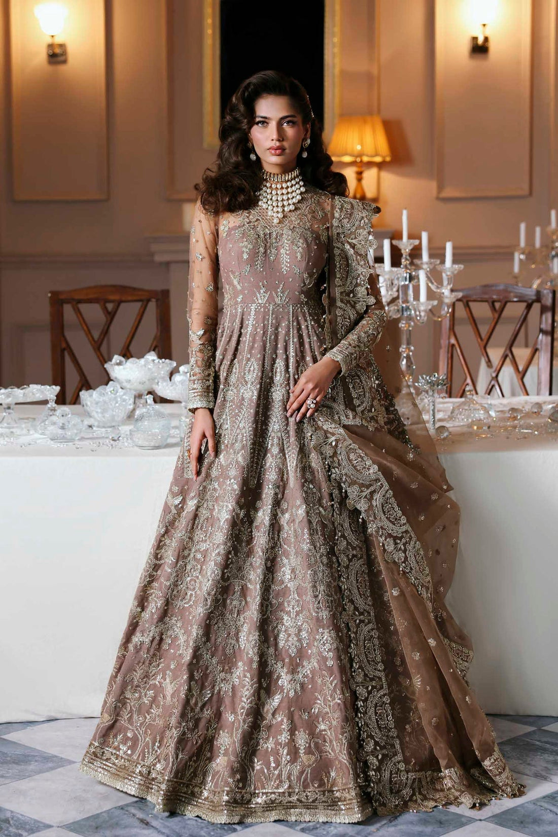 Akbar Aslam | Deewani Wedding Formals | Noorzaib by Akbar Aslam - Designer Dress  - Type : Ladies Clothes - Available at Libayah - 100% Original 