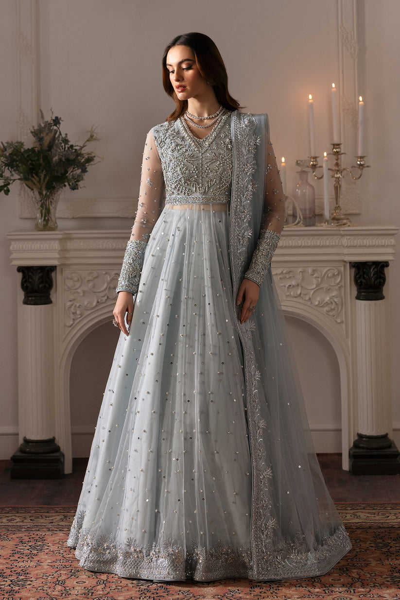 Raja Salahuddin | Love After Love Eid Edit 25 |Ice Queen by Raja Salahuddin - Designer Dress  - Type : Ladies Clothes - Available at Libayah - 100% Original 