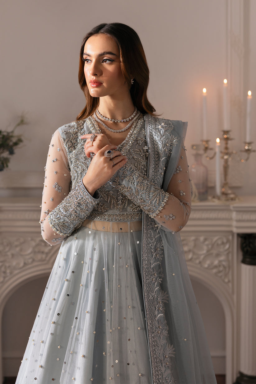 Raja Salahuddin | Love After Love Eid Edit 25 |Ice Queen by Raja Salahuddin - Designer Dress  - Type : Ladies Clothes - Available at Libayah - 100% Original 