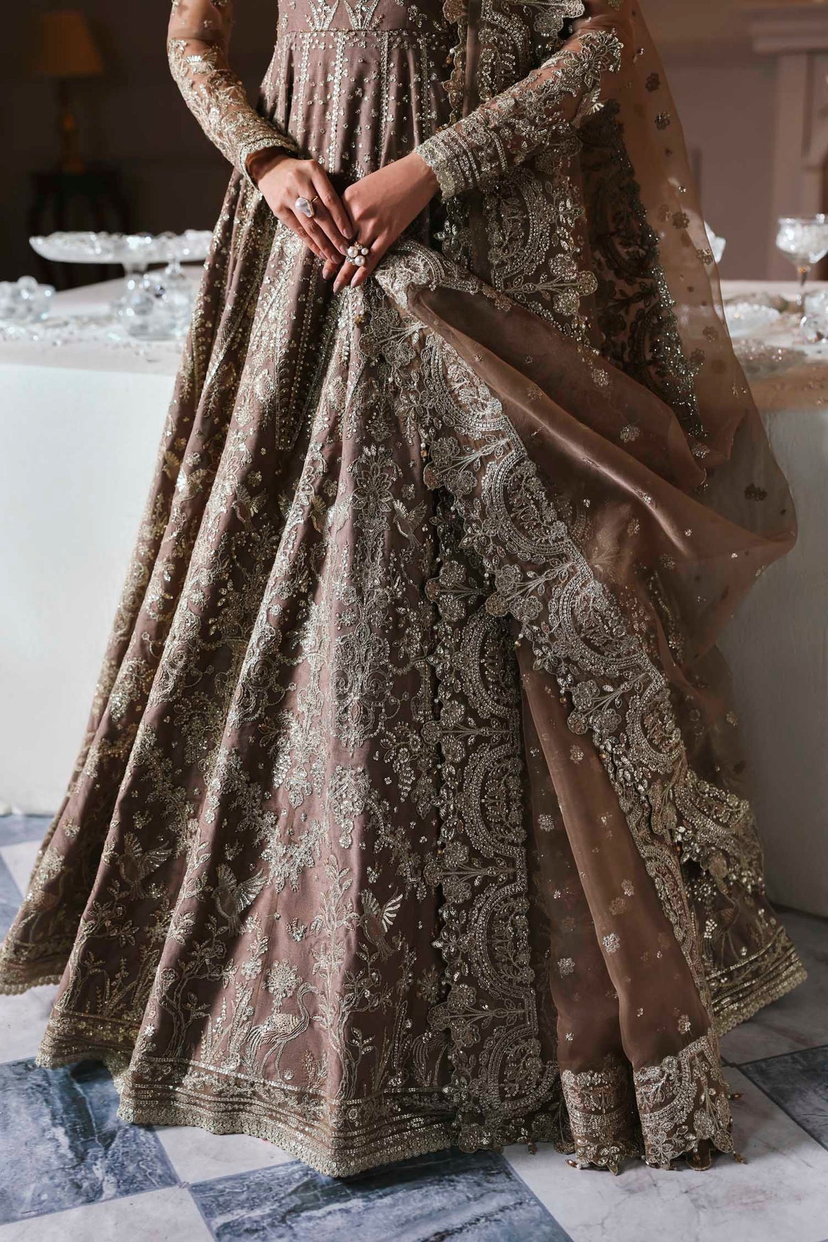 Akbar Aslam | Deewani Wedding Formals | Noorzaib by Akbar Aslam - Designer Dress  - Type : Ladies Clothes - Available at Libayah - 100% Original 