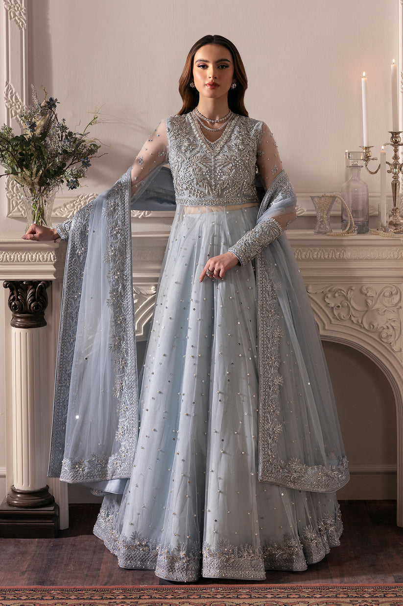 Raja Salahuddin | Love After Love Eid Edit 25 |Ice Queen by Raja Salahuddin - Designer Dress  - Type : Ladies Clothes - Available at Libayah - 100% Original 