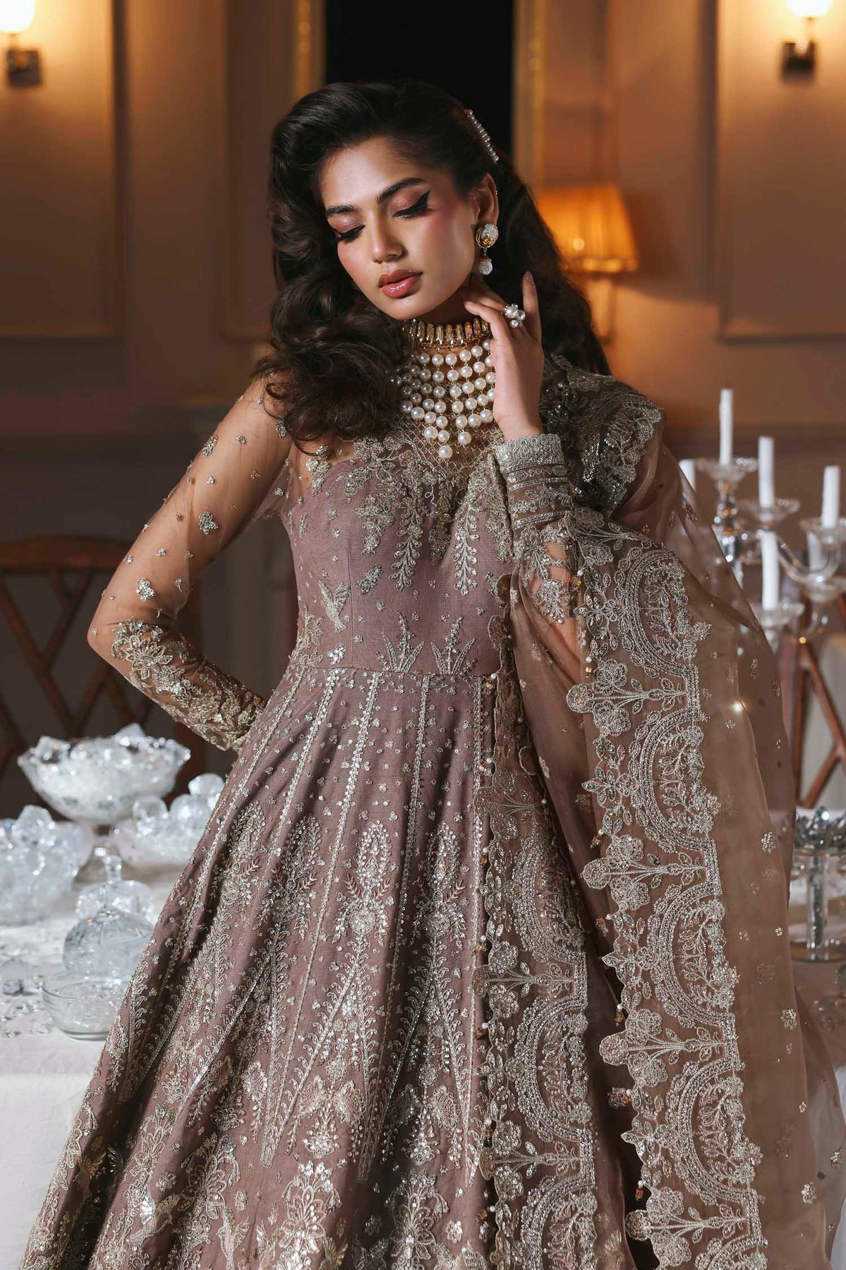 Akbar Aslam | Deewani Wedding Formals | Noorzaib by Akbar Aslam - Designer Dress  - Type : Ladies Clothes - Available at Libayah - 100% Original 