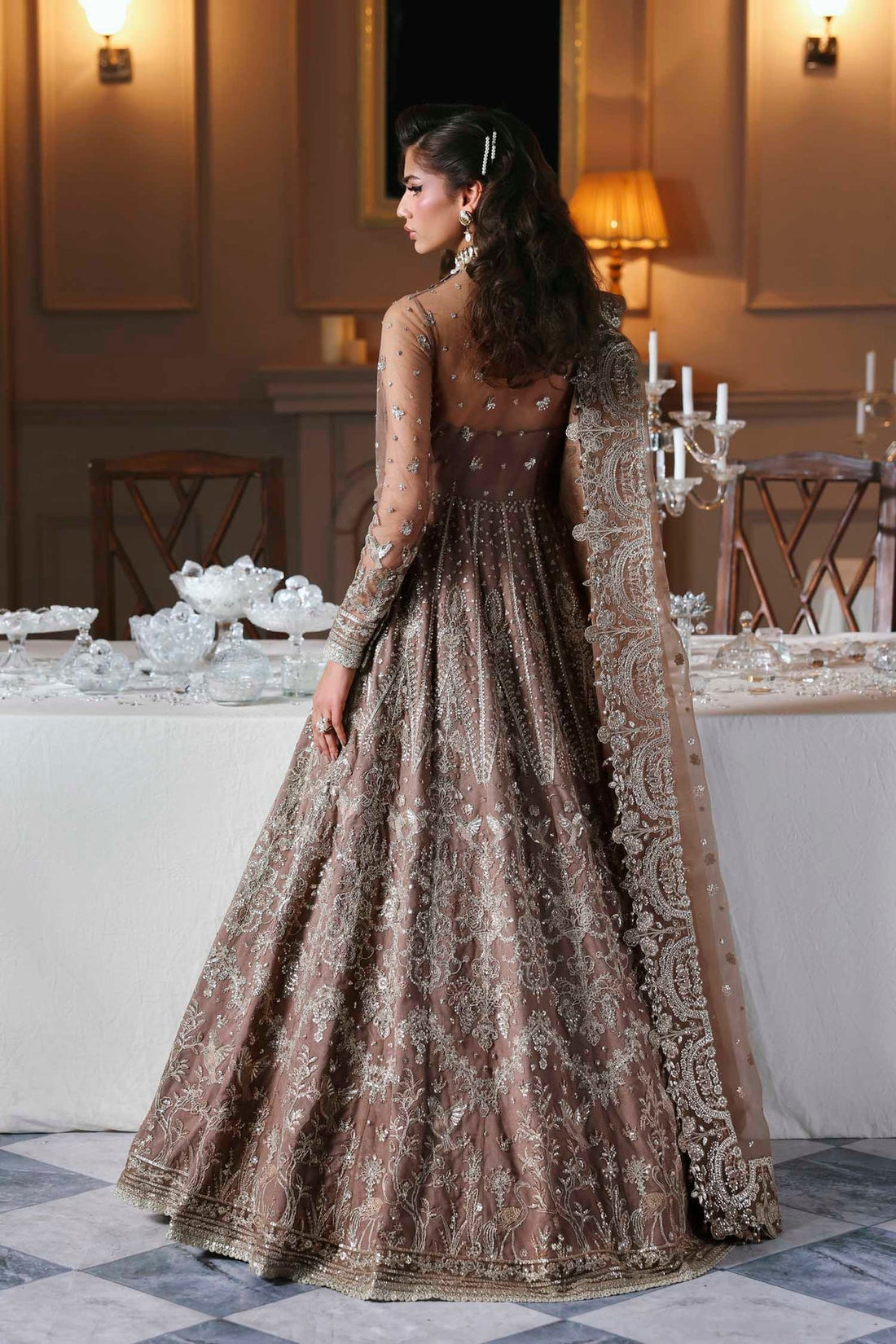 Akbar Aslam | Deewani Wedding Formals | Noorzaib by Akbar Aslam - Designer Dress  - Type : Ladies Clothes - Available at Libayah - 100% Original 