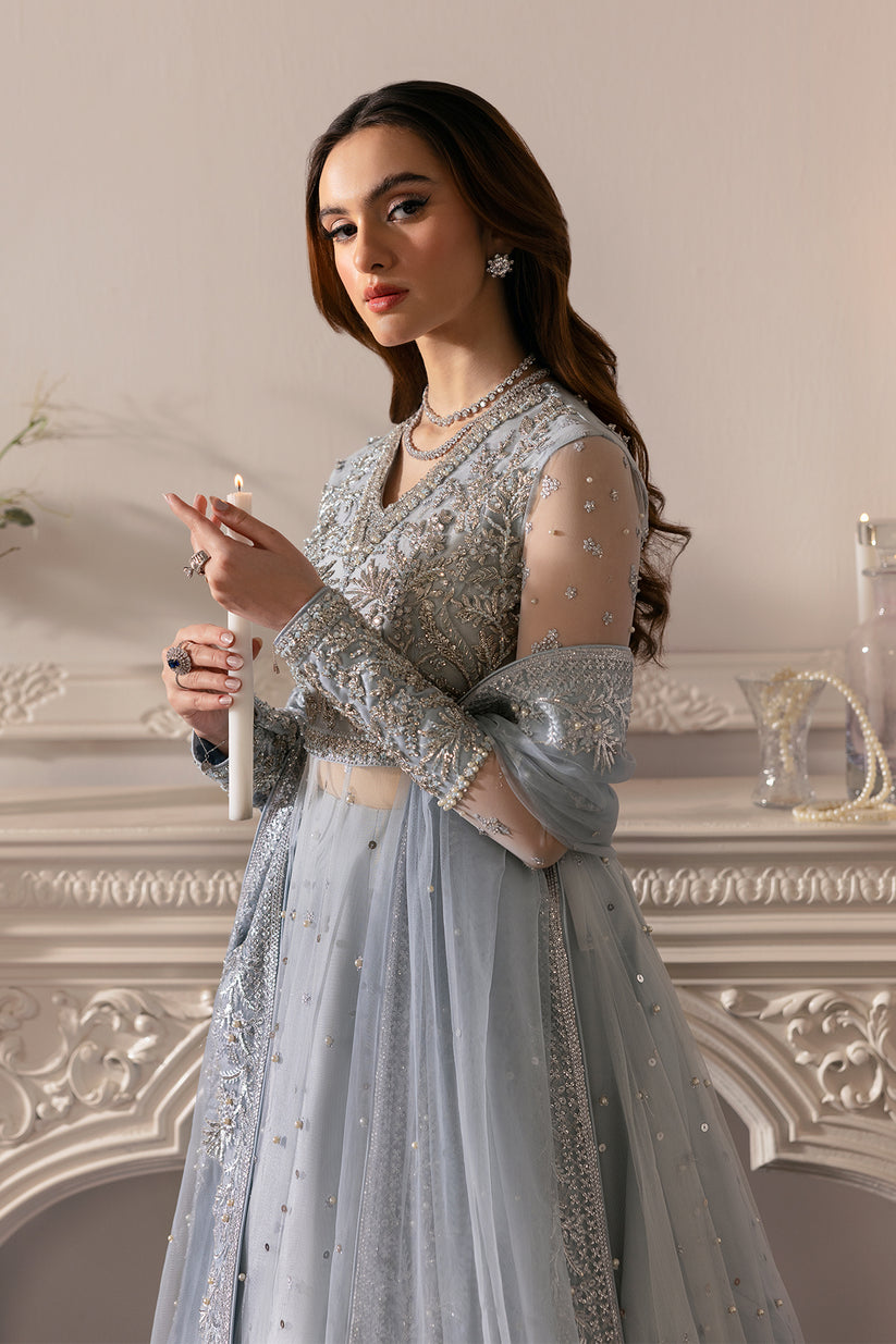 Raja Salahuddin | Love After Love Eid Edit 25 |Ice Queen by Raja Salahuddin - Designer Dress  - Type : Ladies Clothes - Available at Libayah - 100% Original 
