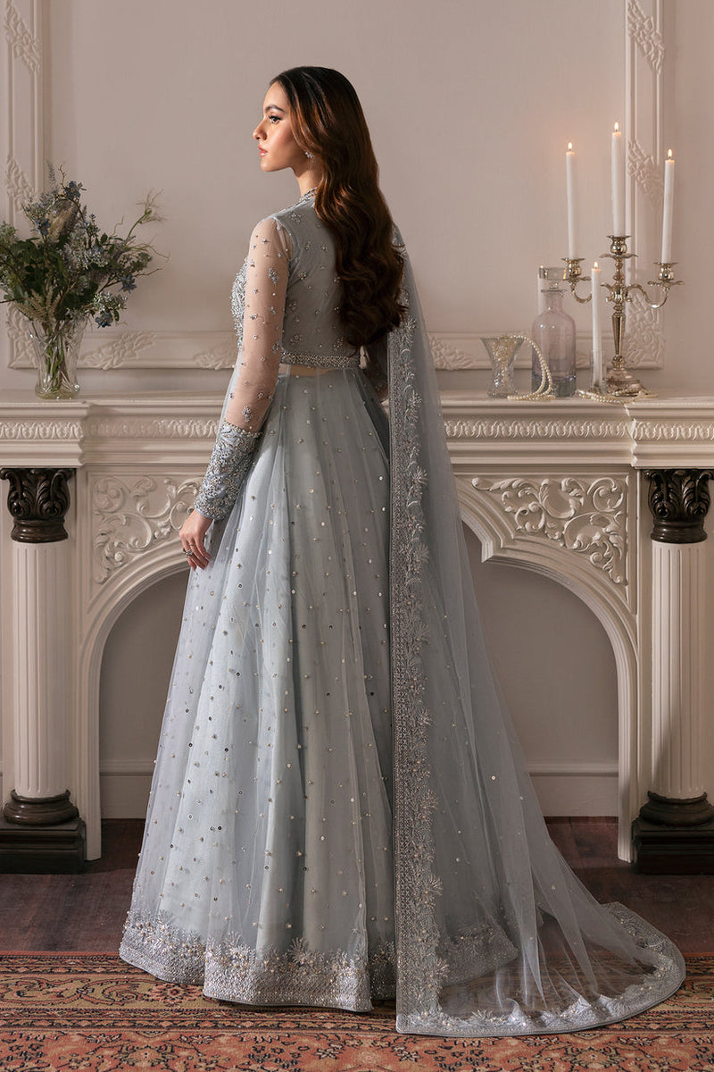 Raja Salahuddin | Love After Love Eid Edit 25 |Ice Queen by Raja Salahuddin - Designer Dress  - Type : Ladies Clothes - Available at Libayah - 100% Original 