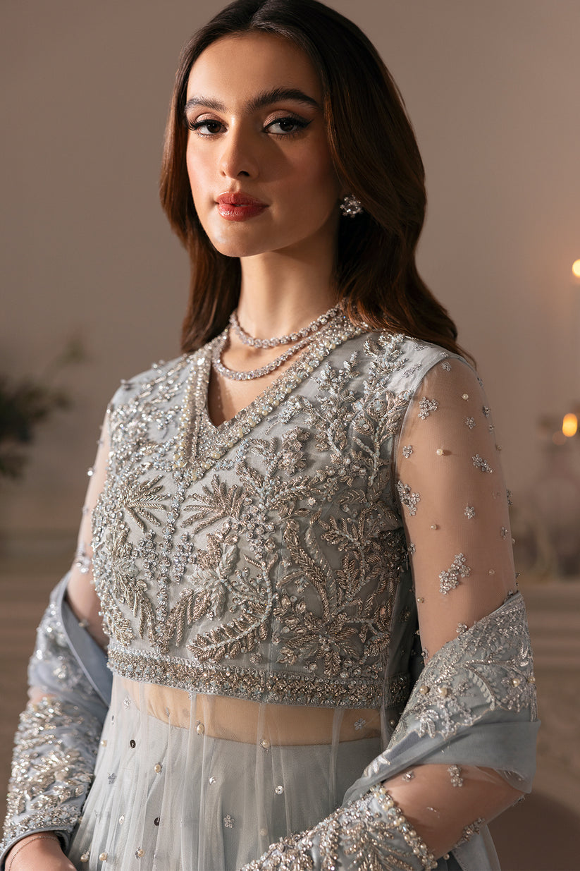 Raja Salahuddin | Love After Love Eid Edit 25 |Ice Queen by Raja Salahuddin - Designer Dress  - Type : Ladies Clothes - Available at Libayah - 100% Original 