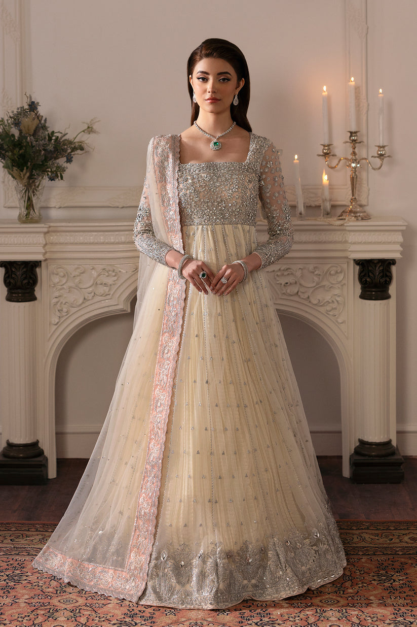 Raja Salahuddin | Love After Love Eid Edit 25 | Marshmallow by Raja Salahuddin - Designer Dress  - Type : Ladies Clothes - Available at Libayah - 100% Original 
