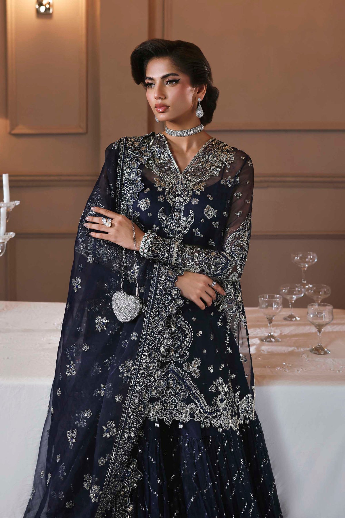 Akbar Aslam | Deewani Wedding Formals | Zarpari by Akbar Aslam - Designer Dress  - Type : Ladies Clothes - Available at Libayah - 100% Original 