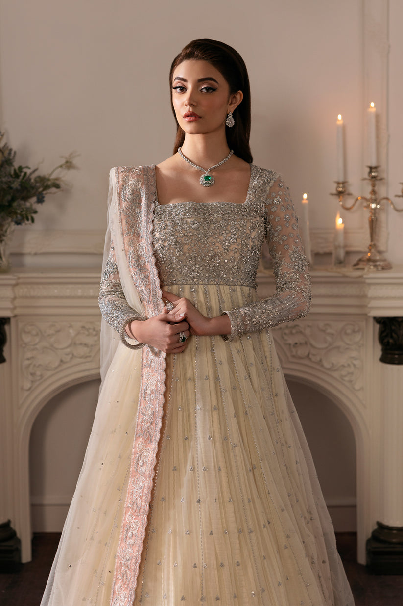 Raja Salahuddin | Love After Love Eid Edit 25 | Marshmallow by Raja Salahuddin - Designer Dress  - Type : Ladies Clothes - Available at Libayah - 100% Original 