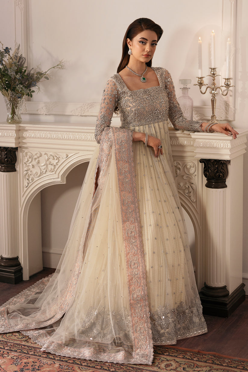 Raja Salahuddin | Love After Love Eid Edit 25 | Marshmallow by Raja Salahuddin - Designer Dress  - Type : Ladies Clothes - Available at Libayah - 100% Original 