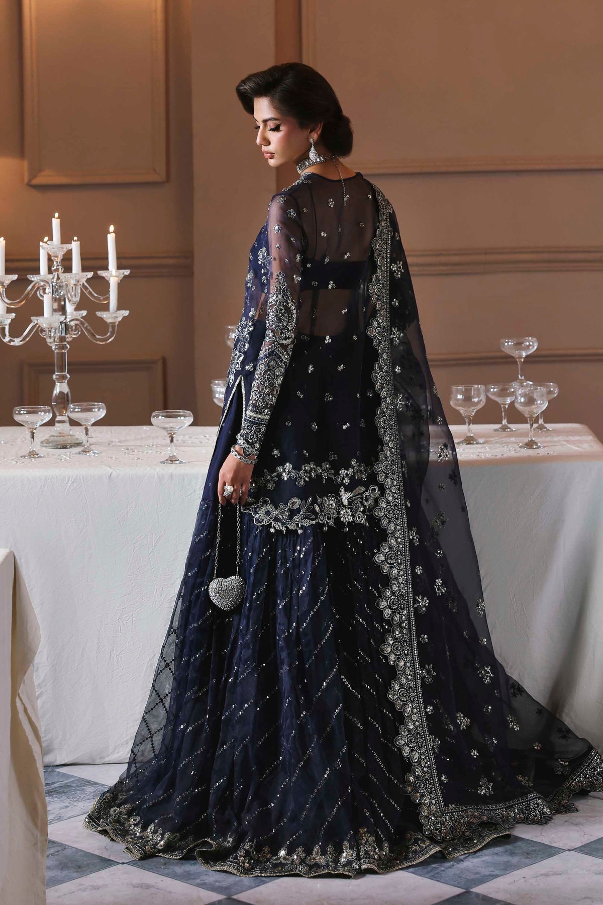 Akbar Aslam | Deewani Wedding Formals | Zarpari by Akbar Aslam - Designer Dress  - Type : Ladies Clothes - Available at Libayah - 100% Original 
