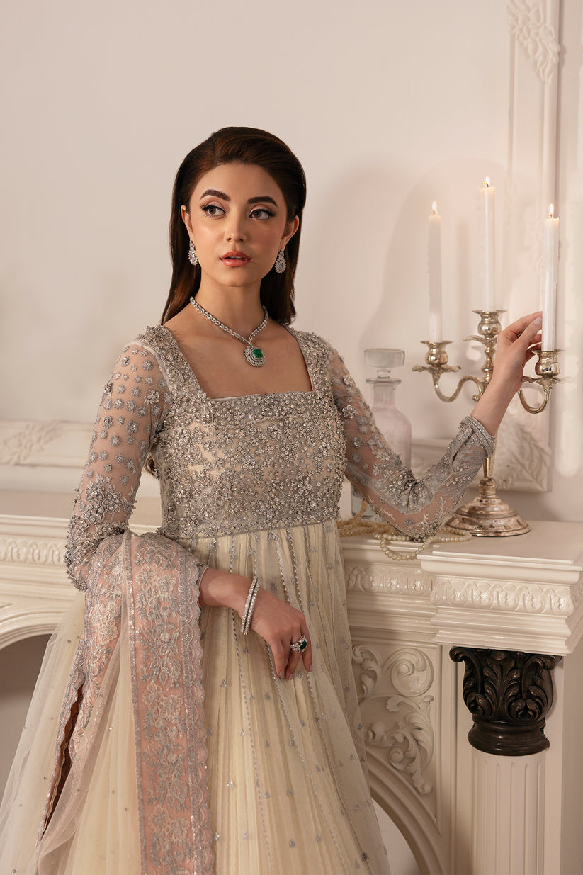 Raja Salahuddin | Love After Love Eid Edit 25 | Marshmallow by Raja Salahuddin - Designer Dress  - Type : Ladies Clothes - Available at Libayah - 100% Original 